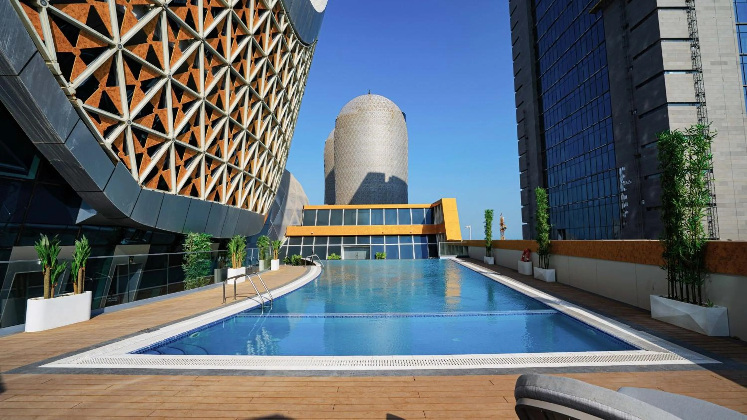 Swimming pool in Velero Hotel Doha Lusail
