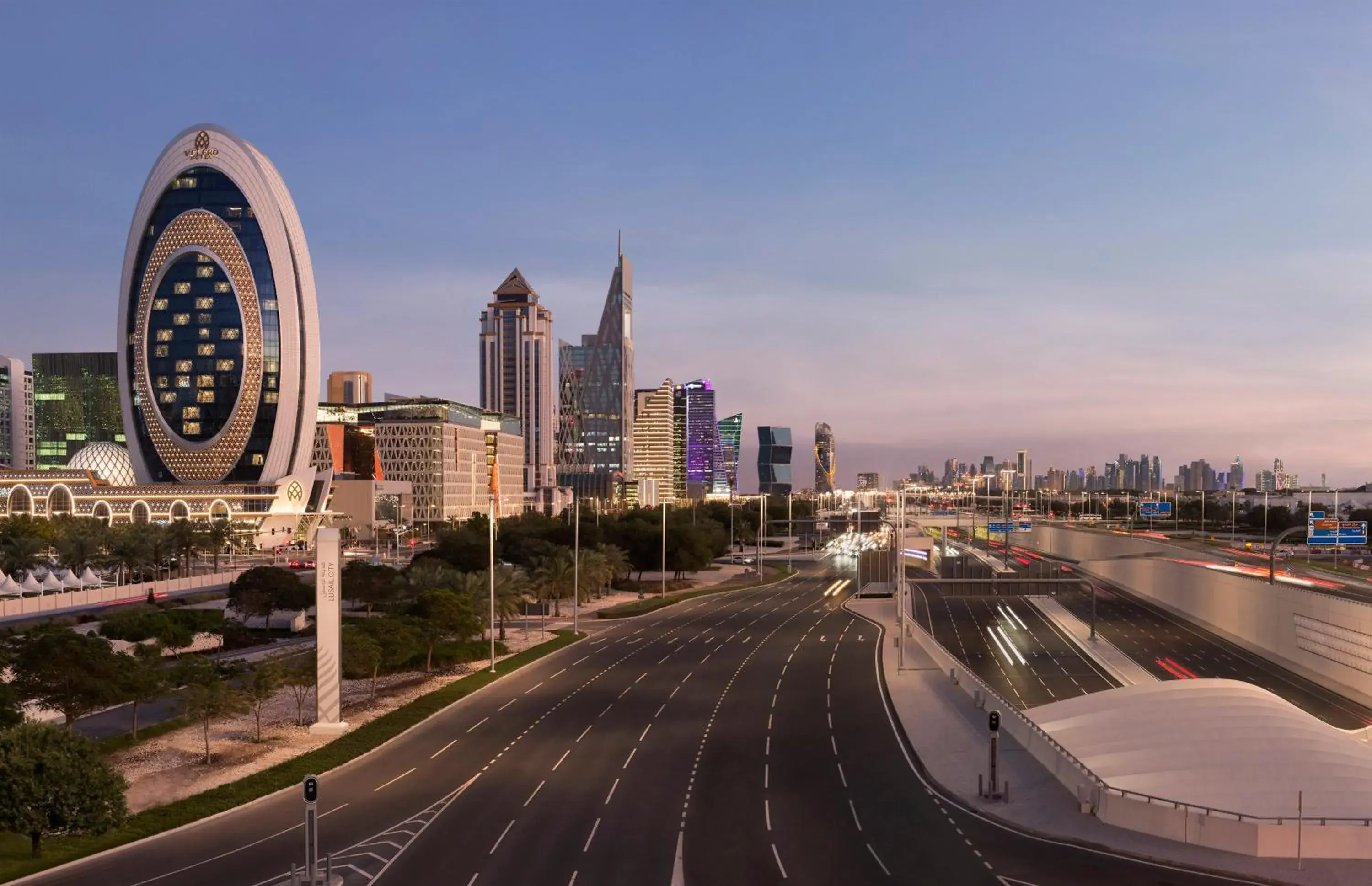 Property building in Velero Hotel Doha Lusail Property building in Velero Hotel Doha Lusail