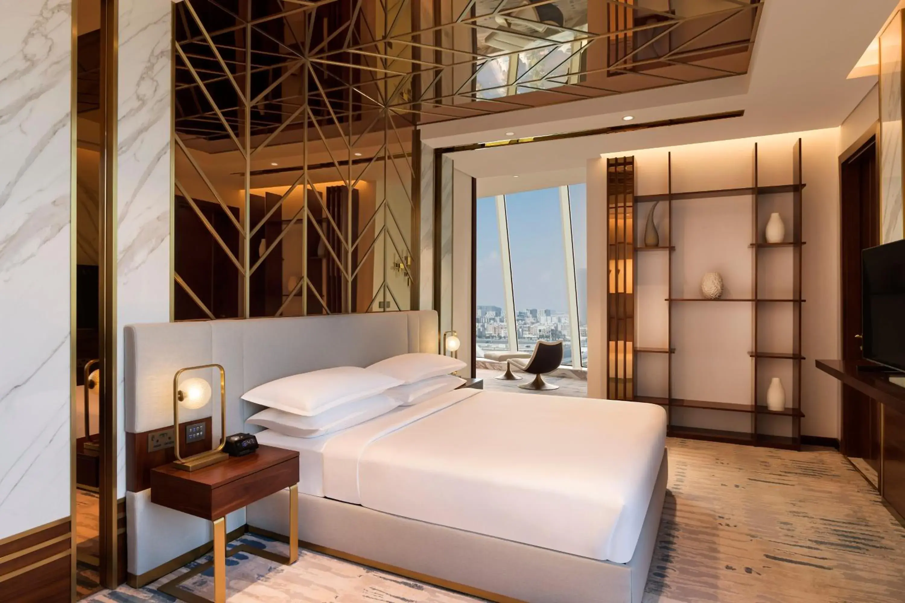 Bed in Velero Hotel Doha Lusail Bed in Velero Hotel Doha Lusail