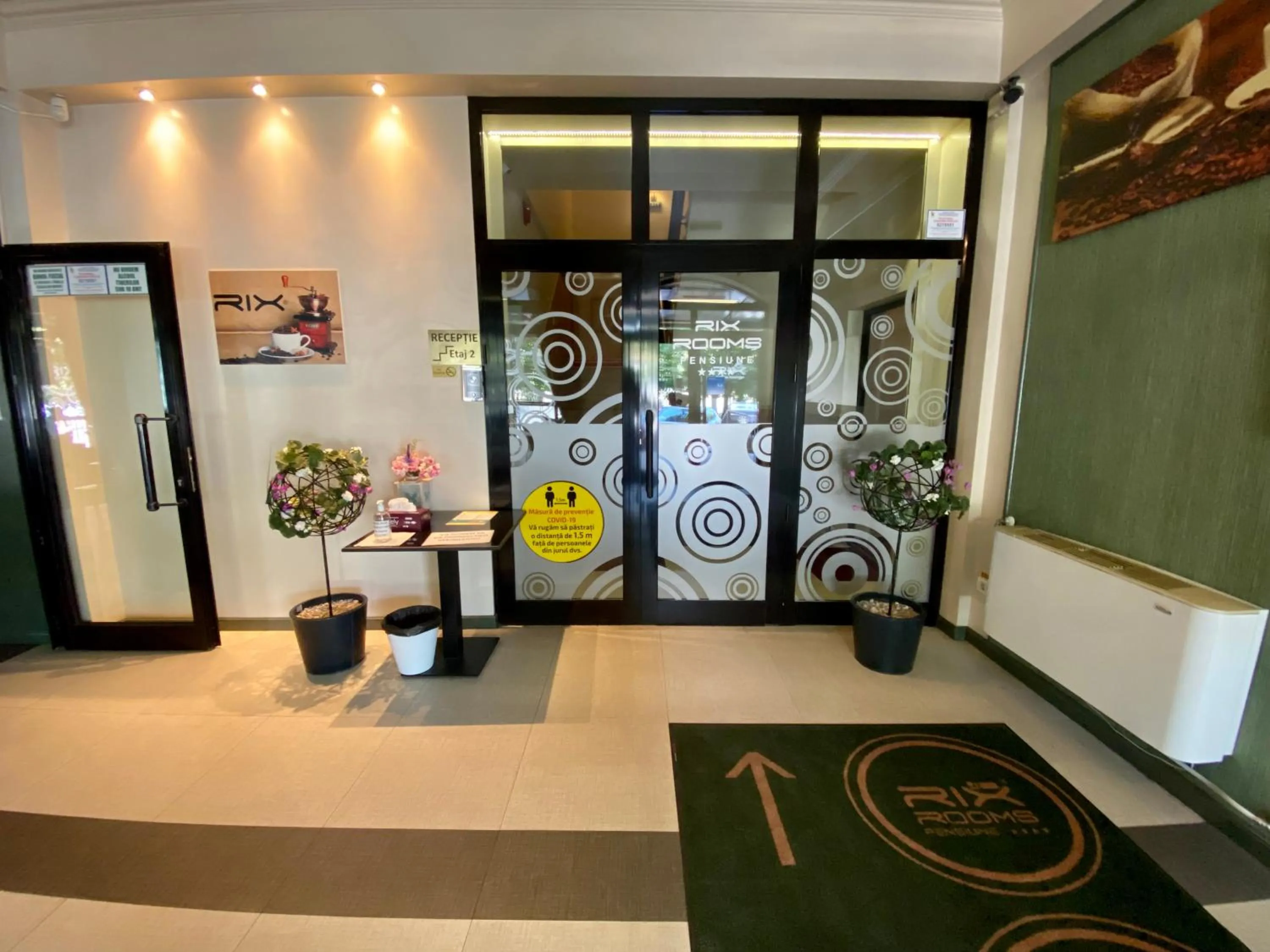 Lobby or reception in Pensiunea Rix Rooms