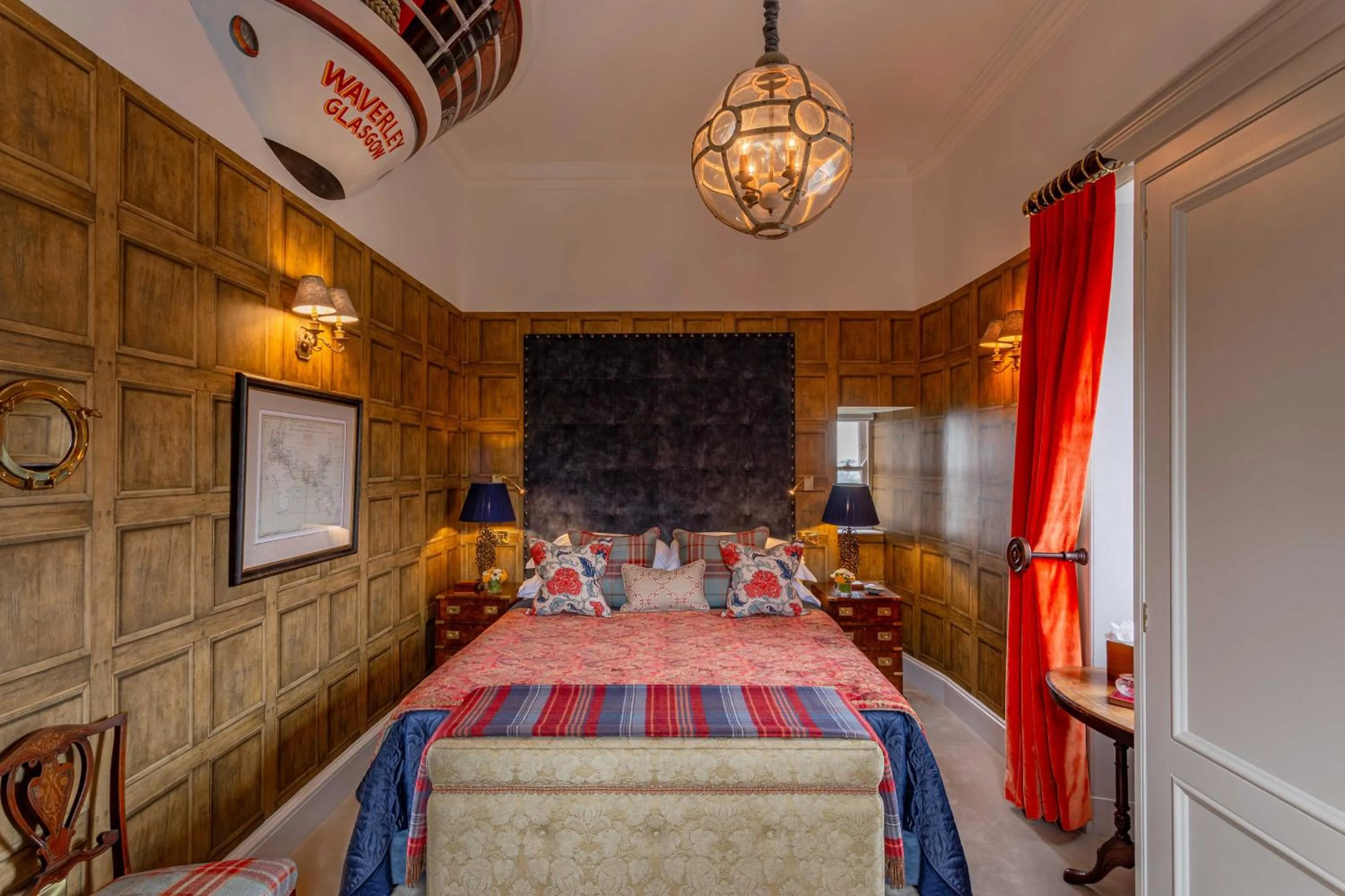 Bed in Glenapp Castle