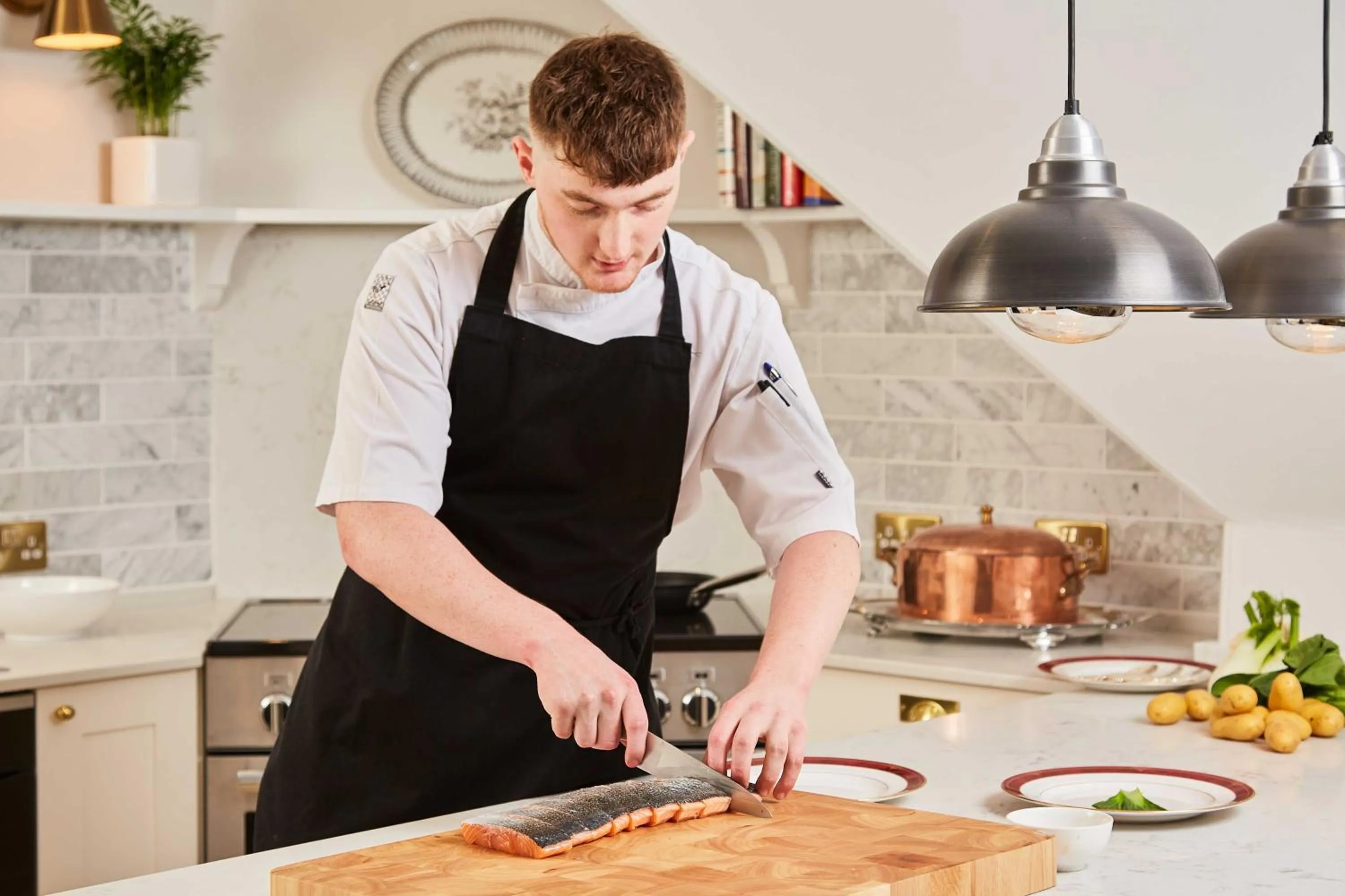 kitchen in Glenapp Castle