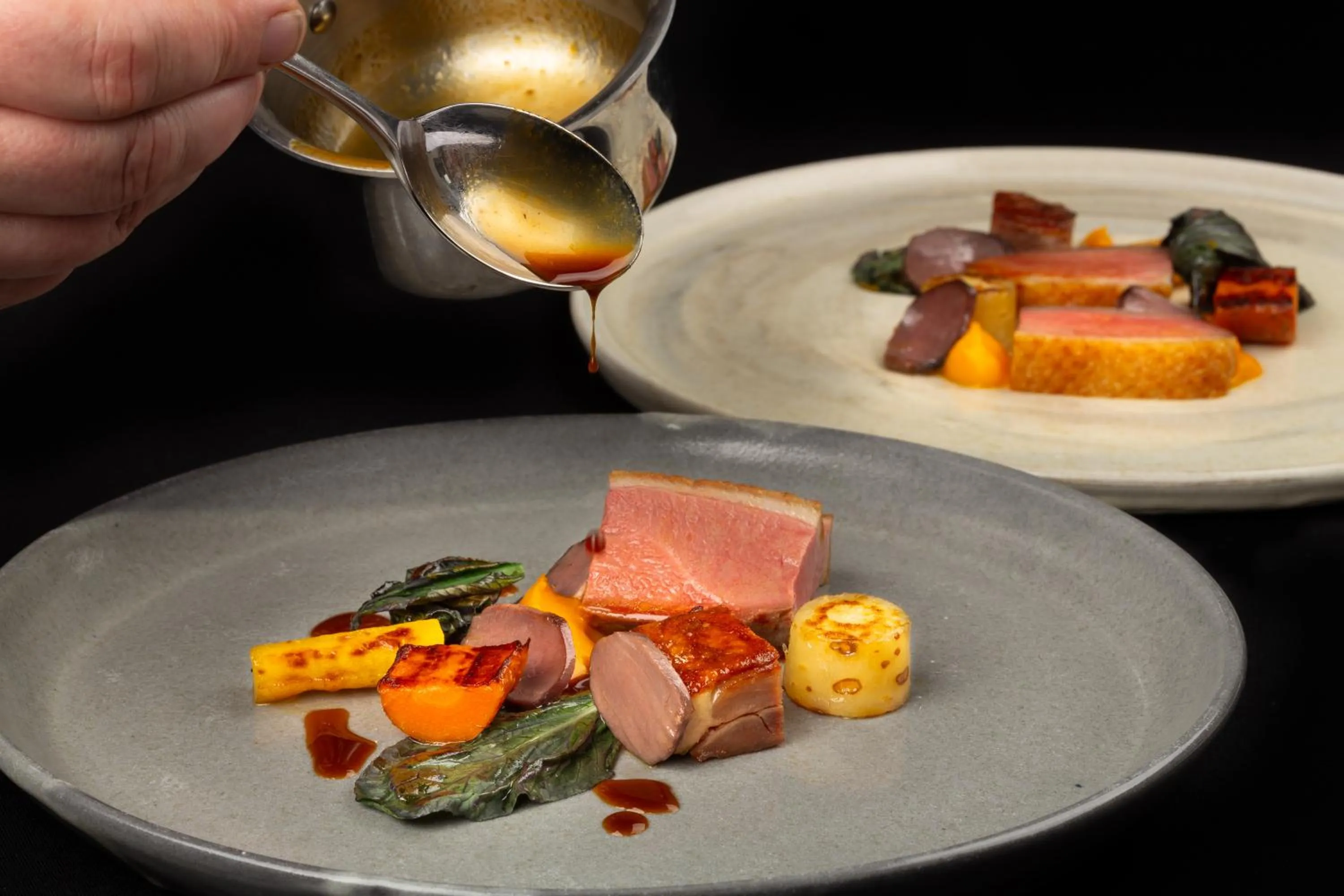 Food close-up in Glenapp Castle