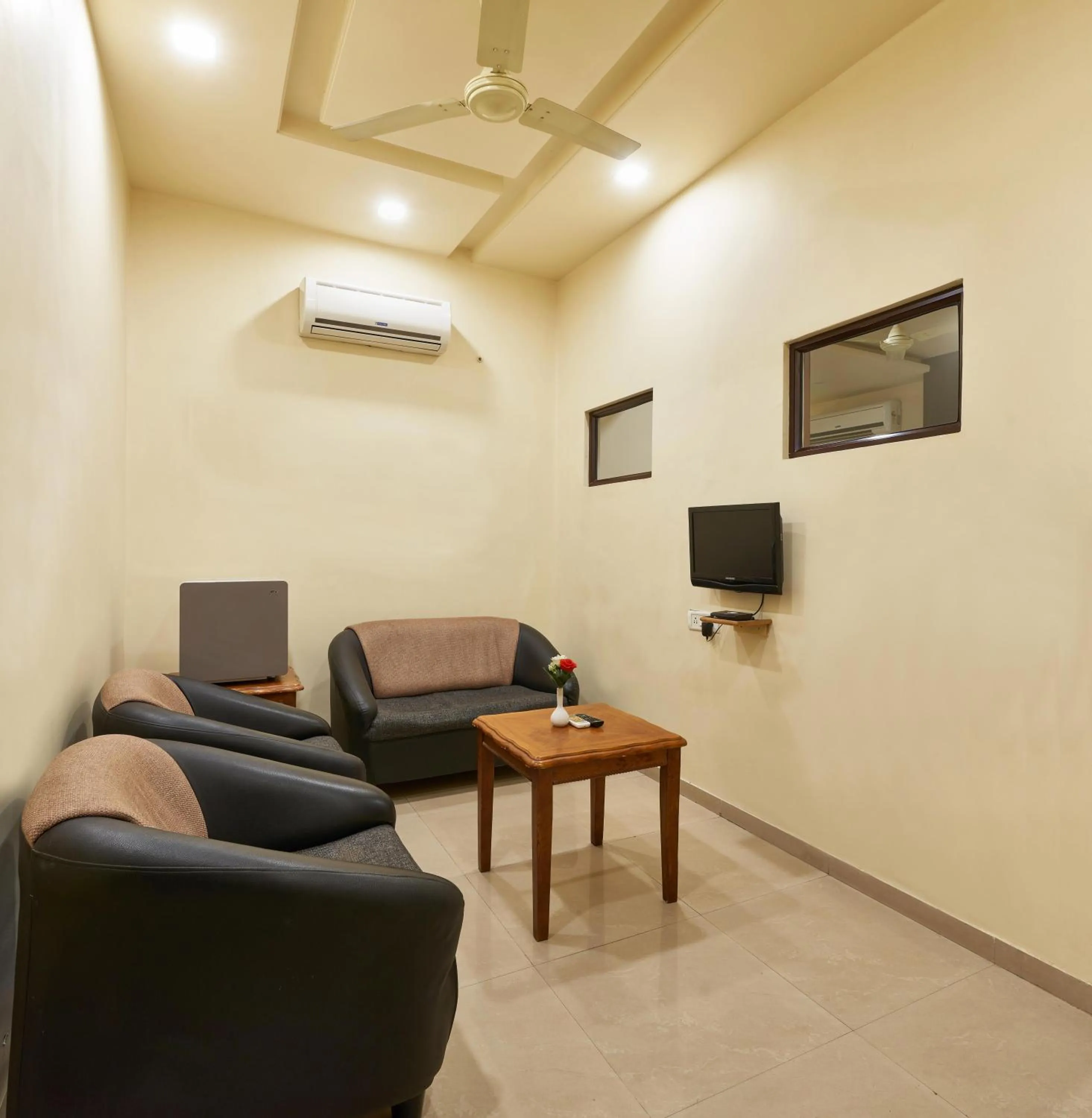 Seating area in Hotel Atria, Kolhapur