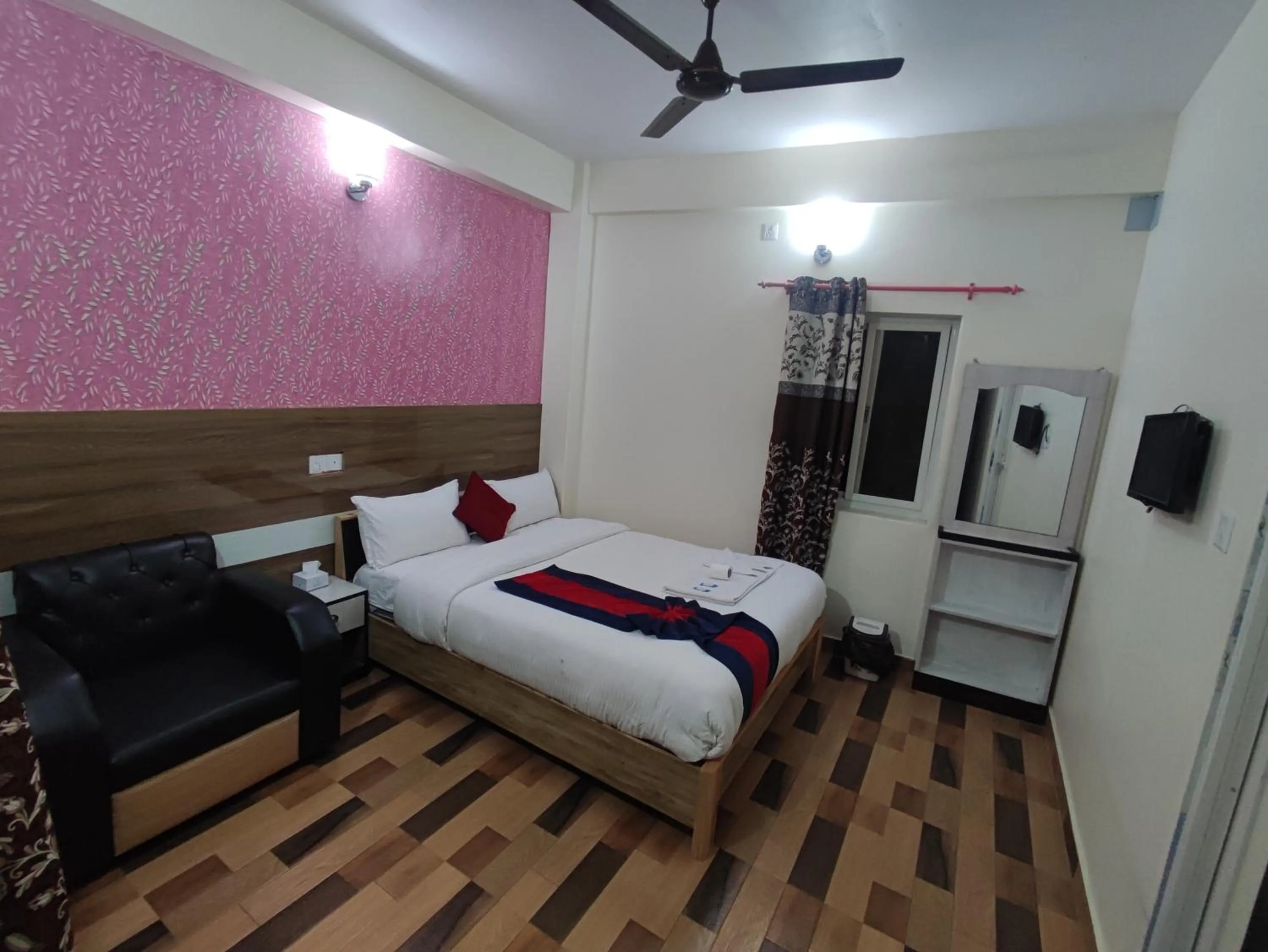 Bed in Hotel Kajiinn