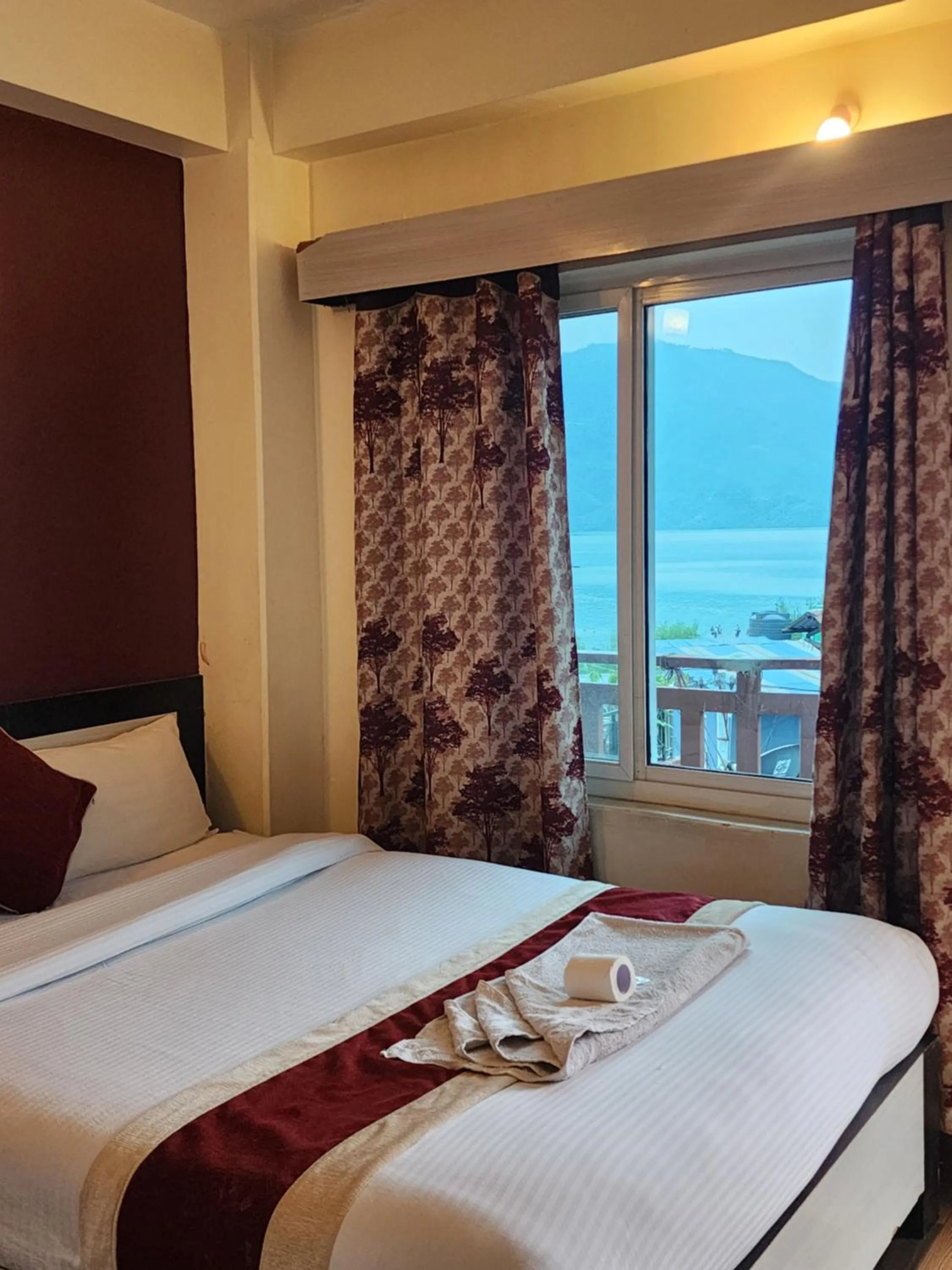 Bed in Hotel Kajiinn