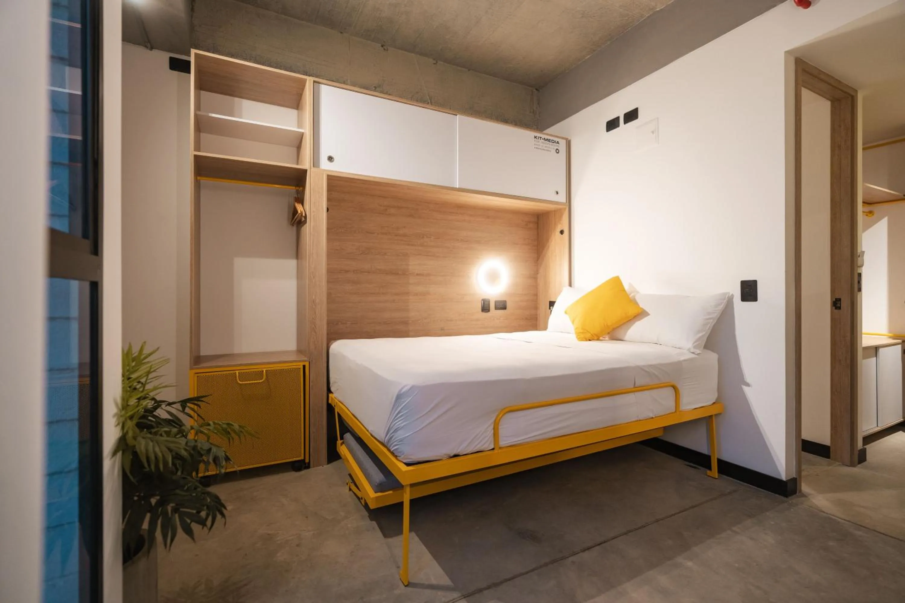 Bed in Indie Universe Creative Hotel