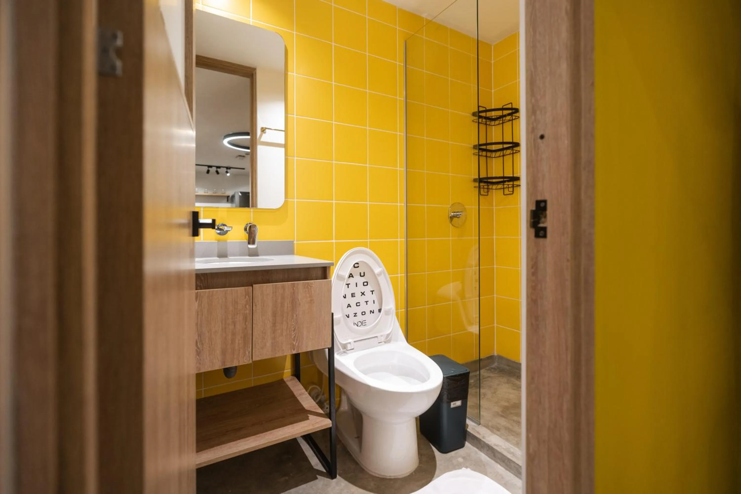 Toilet in Indie Universe Creative Hotel