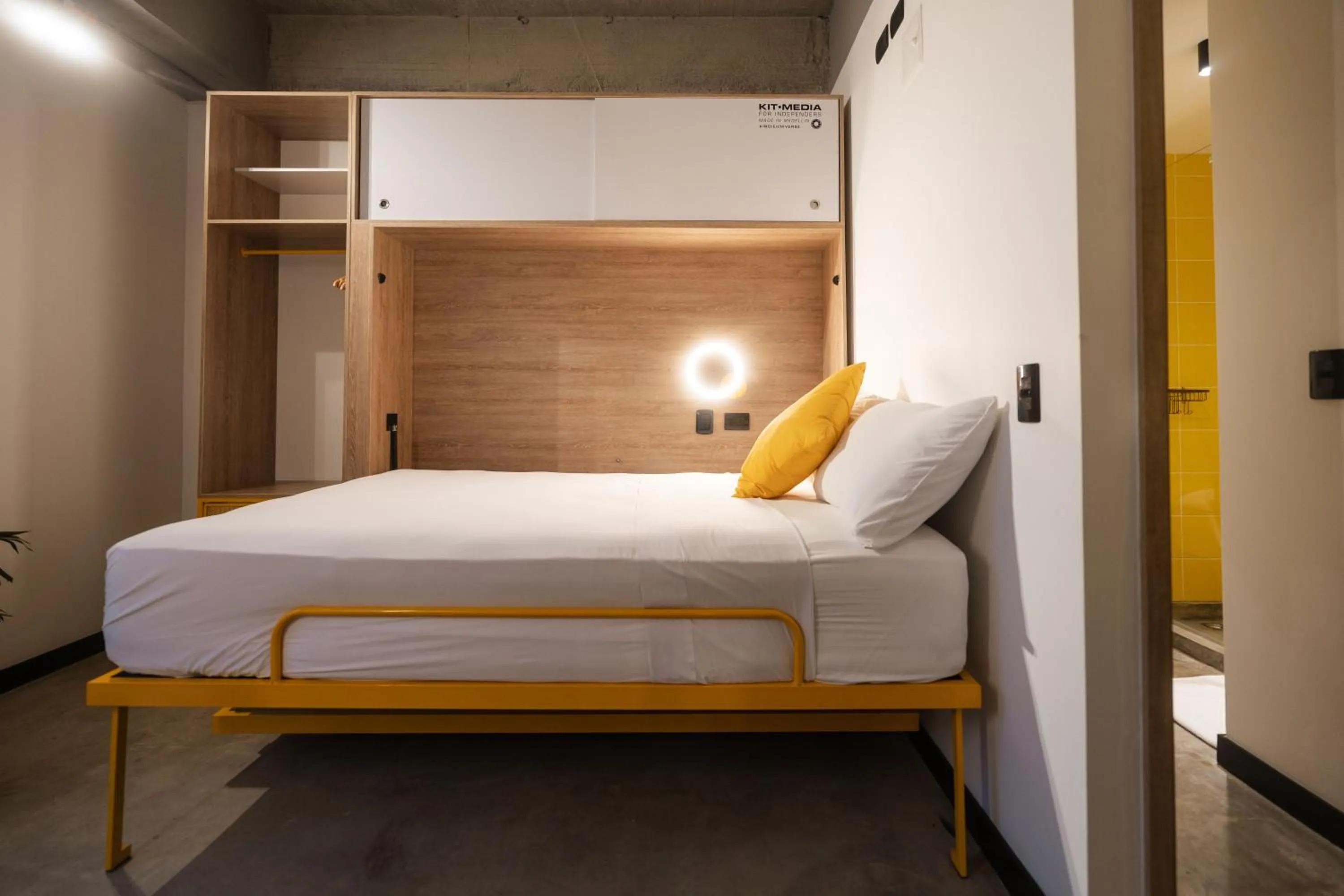 Bed in Indie Universe Creative Hotel