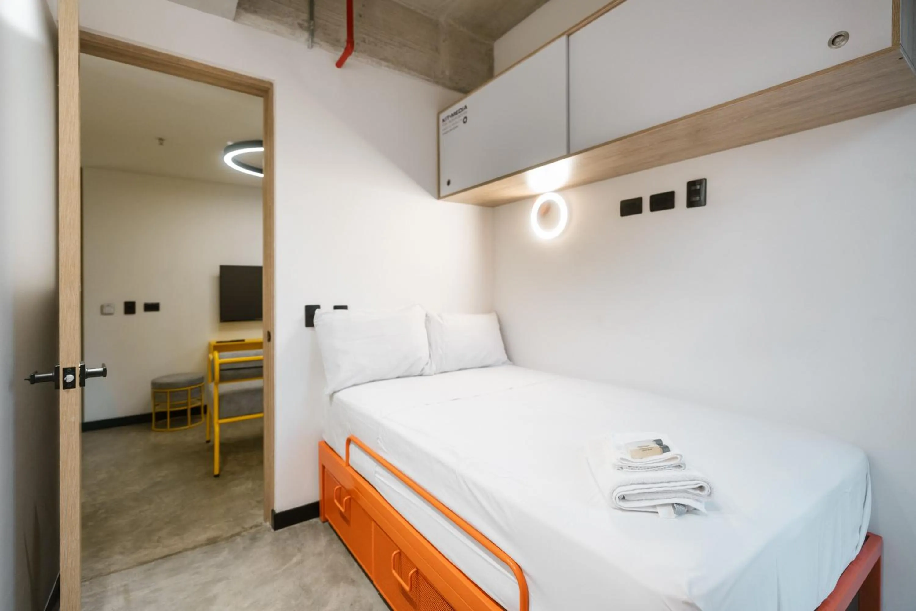 Bed in Indie Universe Creative Hotel