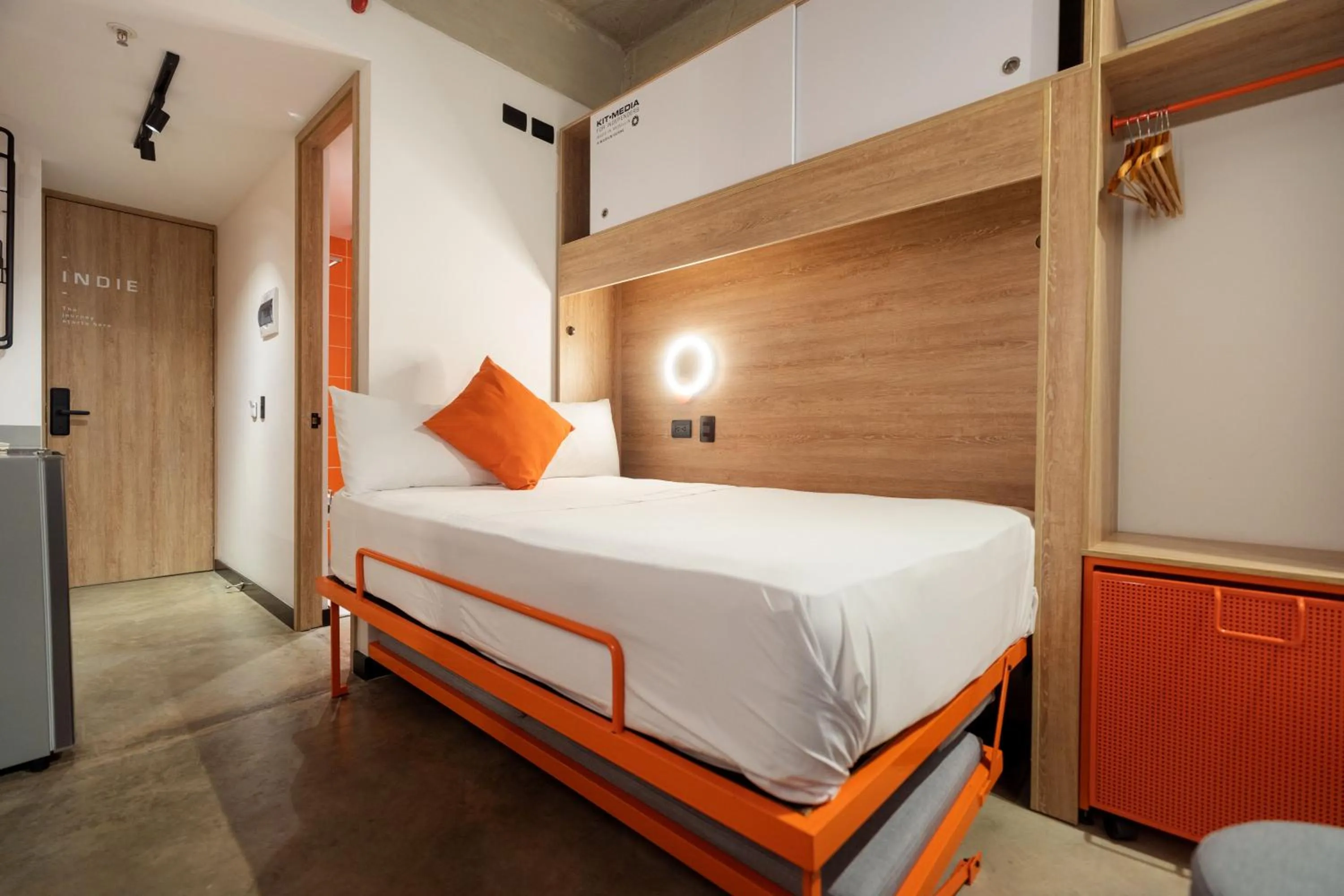 Bed in Indie Universe Creative Hotel