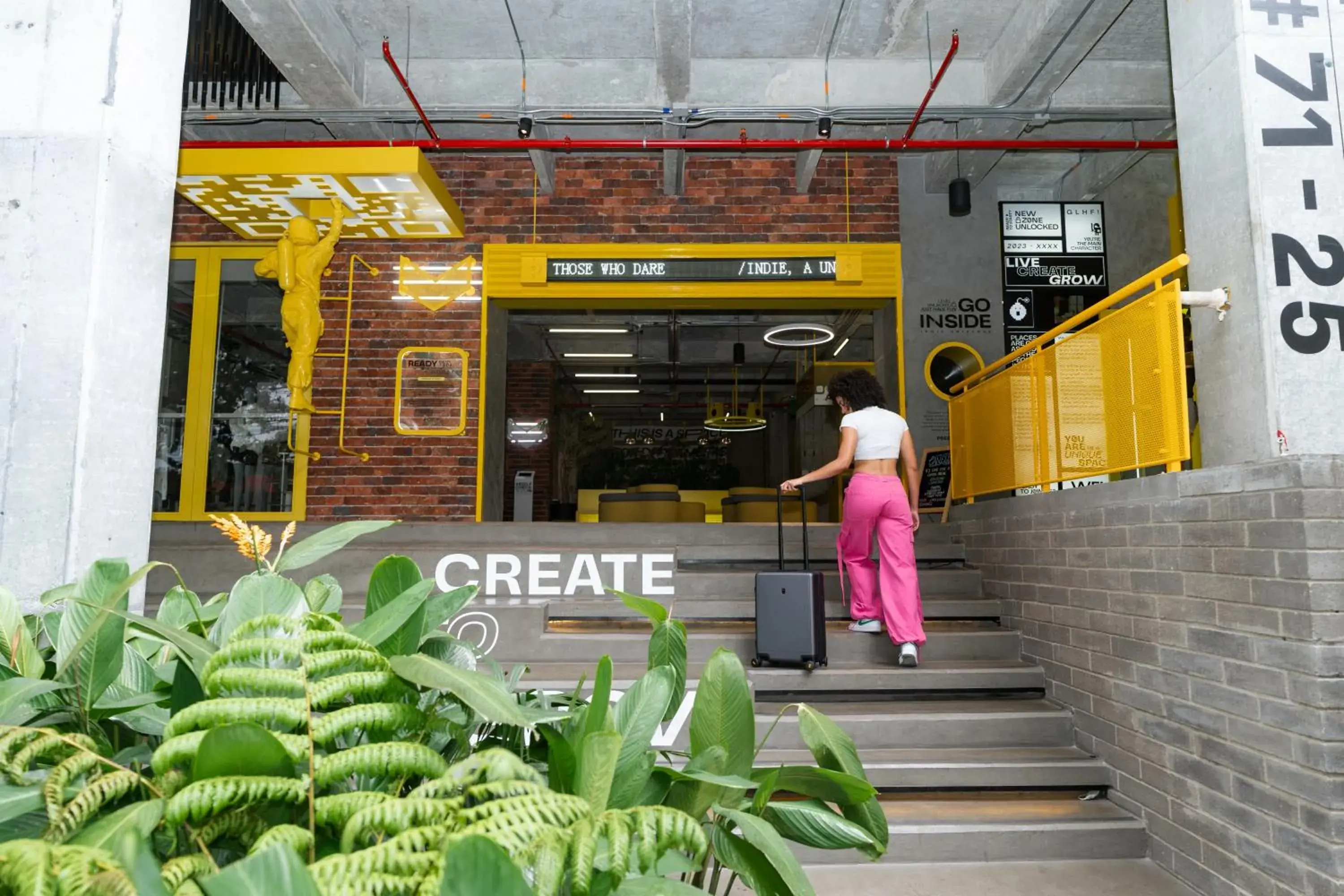 Facade/entrance in Indie Universe Creative Hotel Facade/entrance in Indie Universe Creative Hotel