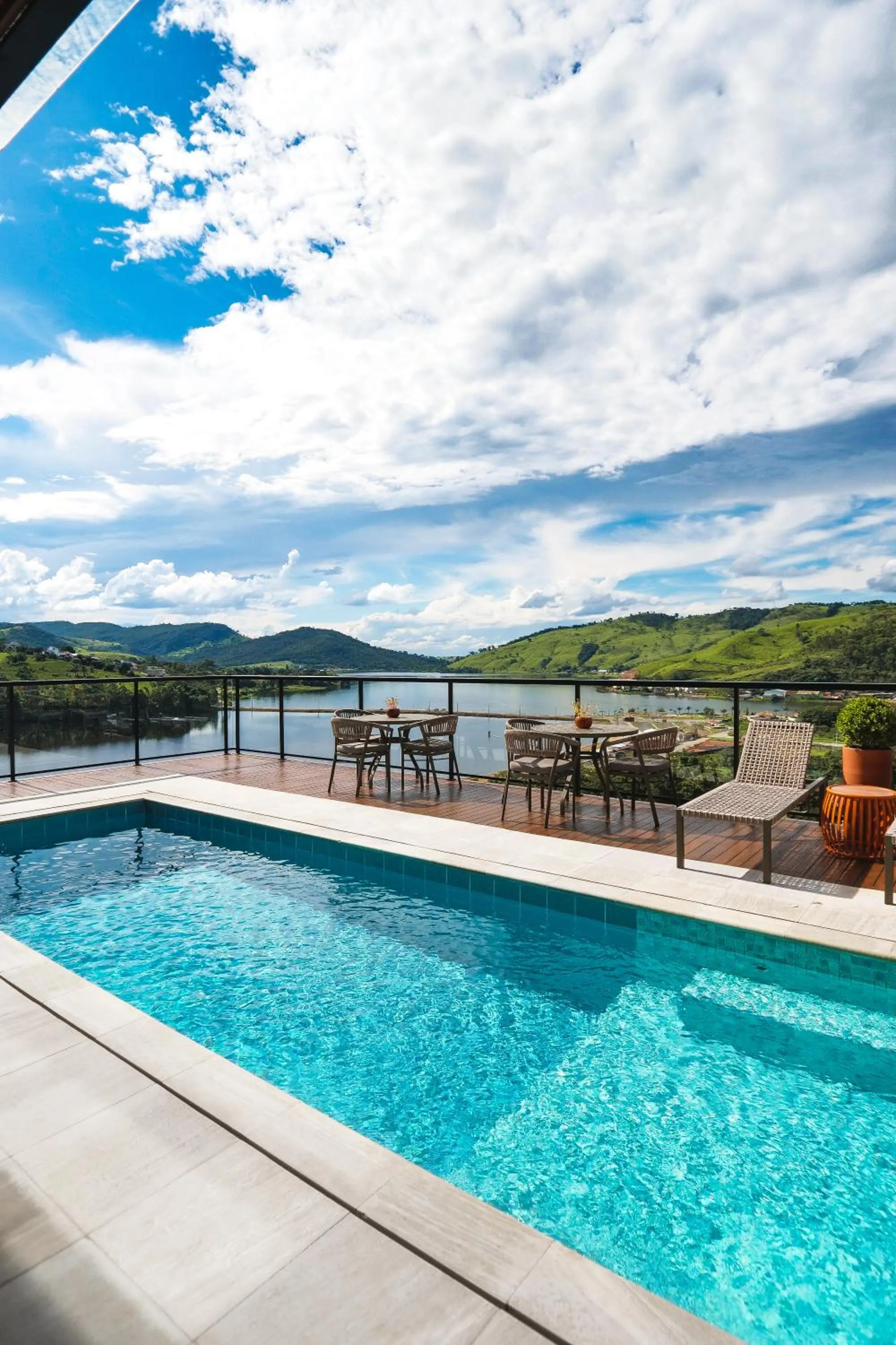 Pool view in Vista do Lago Hotel