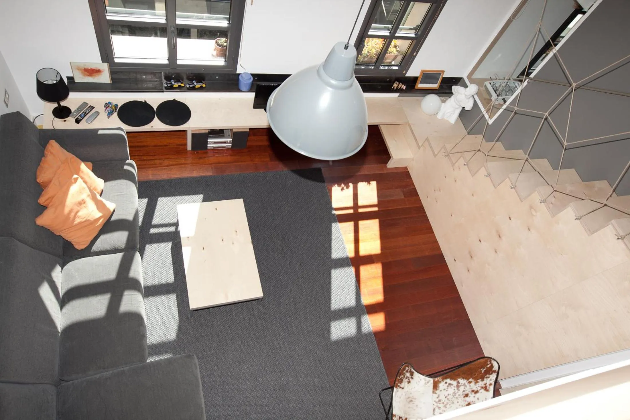 Living room in Beach Loft Duplex