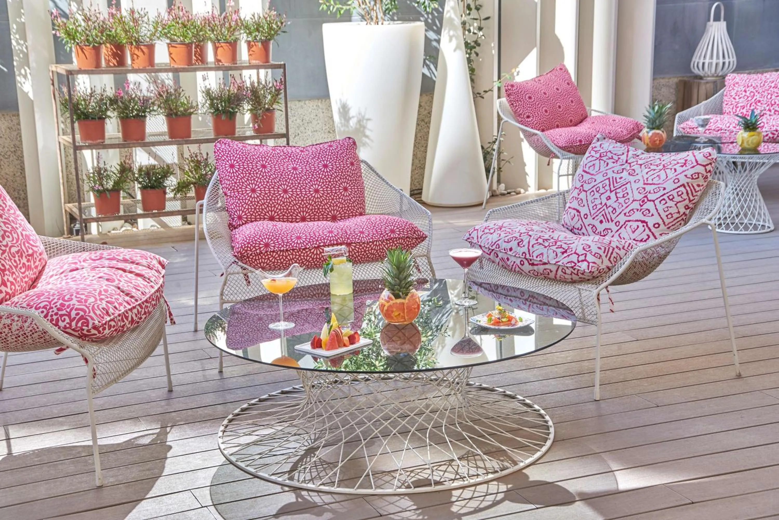 Balcony/Terrace in NH Collection Madrid Abascal