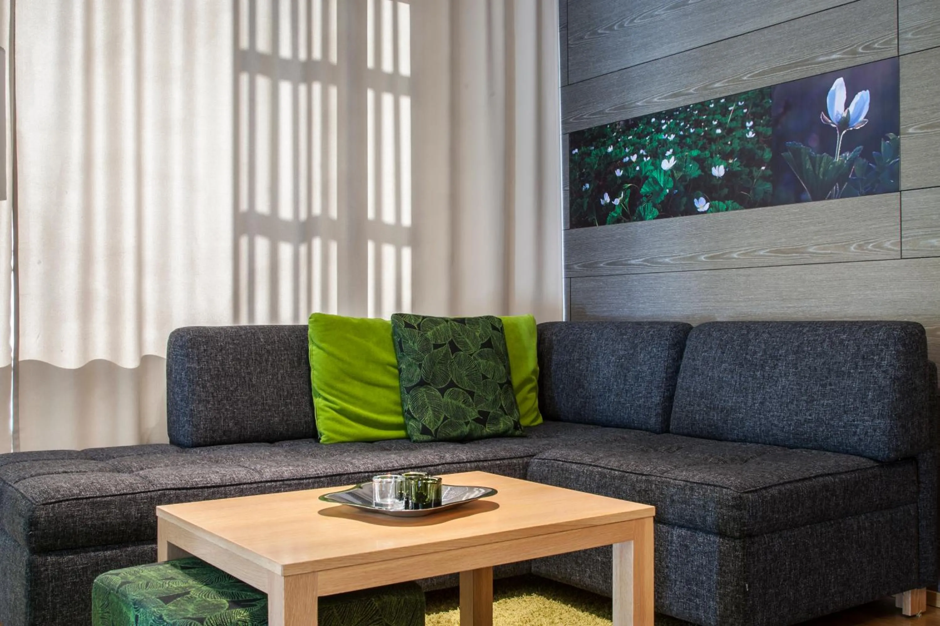 Living room in Vuokatti Sport Chalets