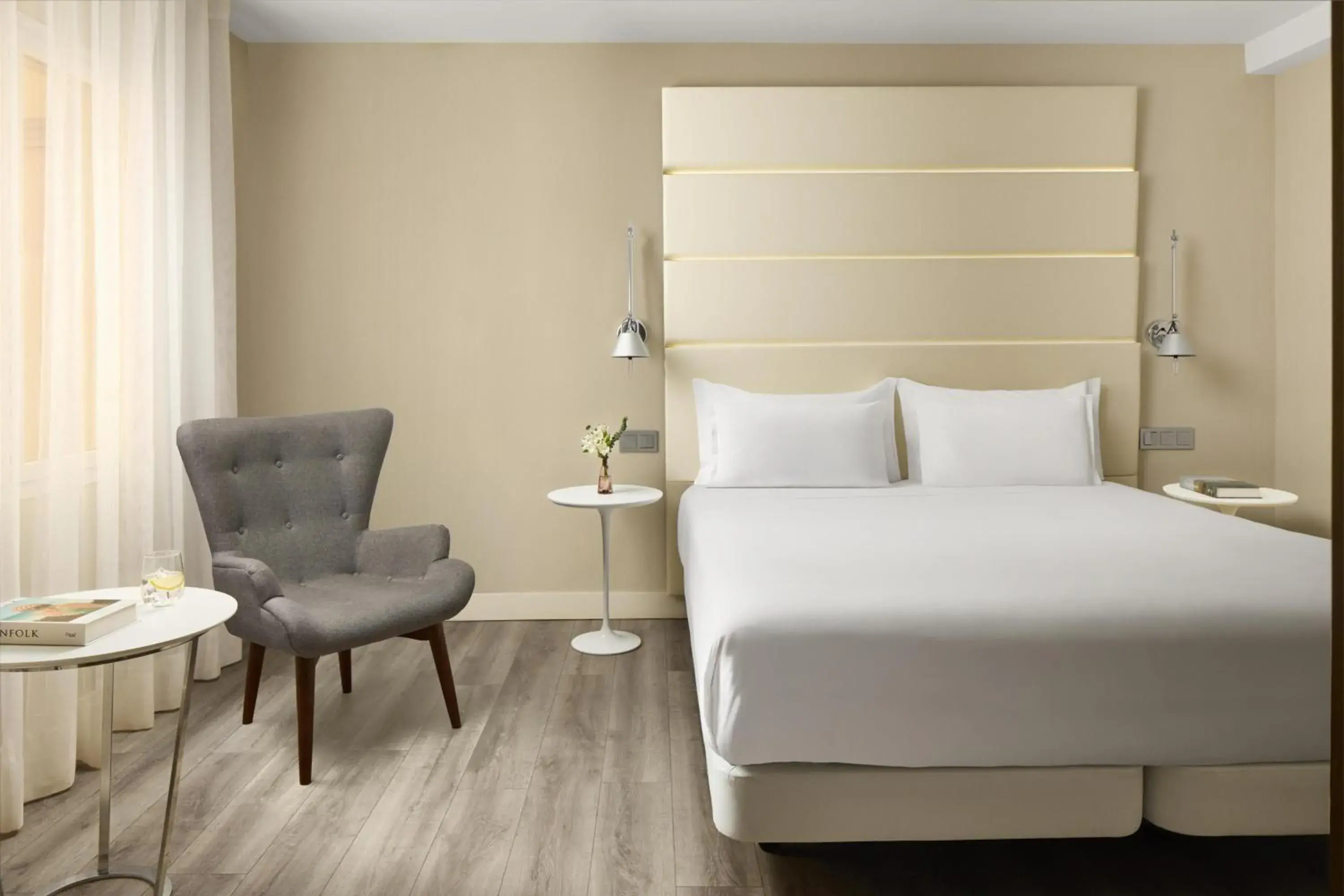 Bedroom, Bed in NH Madrid Balboa Bedroom, Bed in NH Madrid Balboa