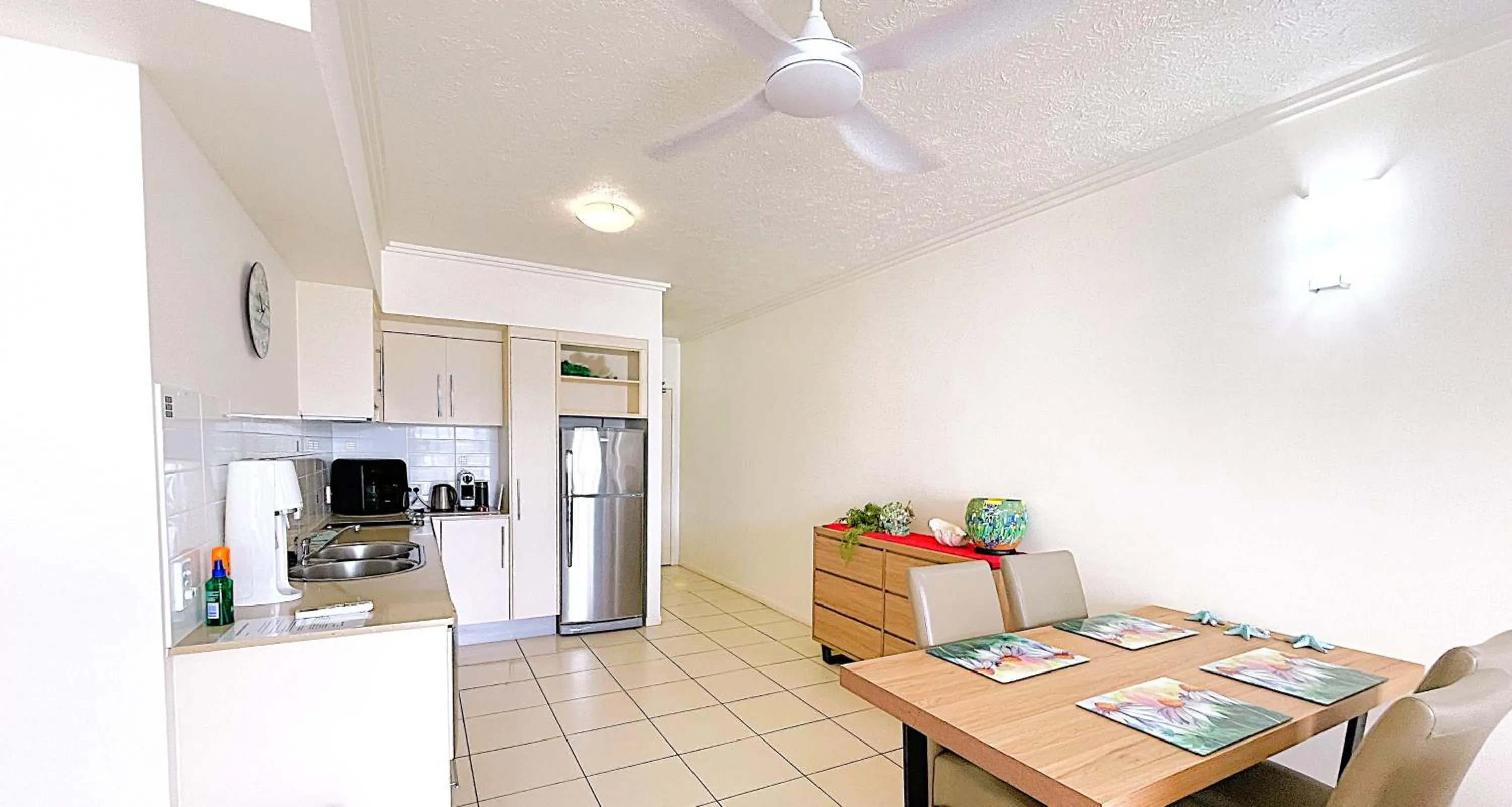 Dining area in City Quays Accommodation