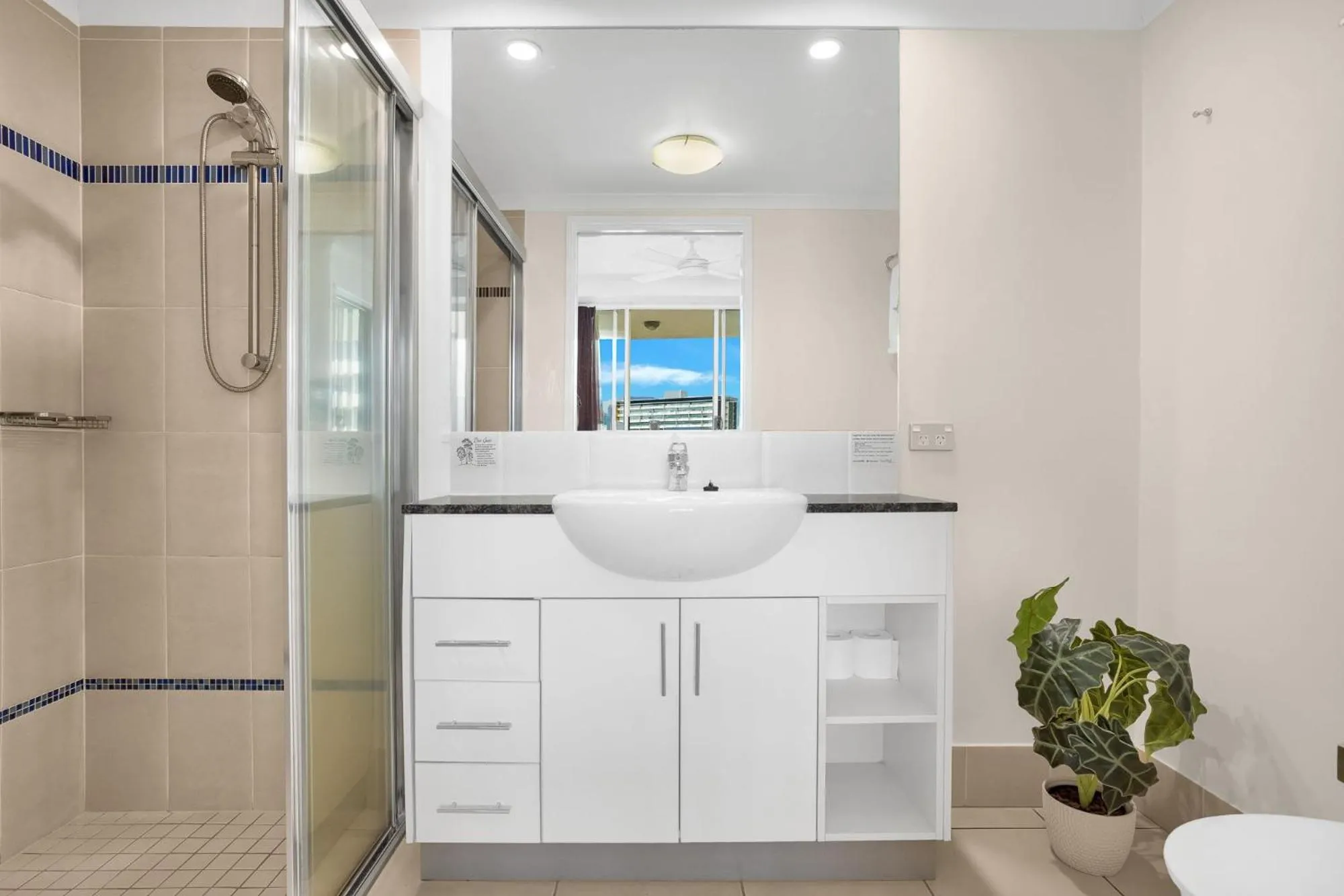 Bathroom in City Quays Accommodation