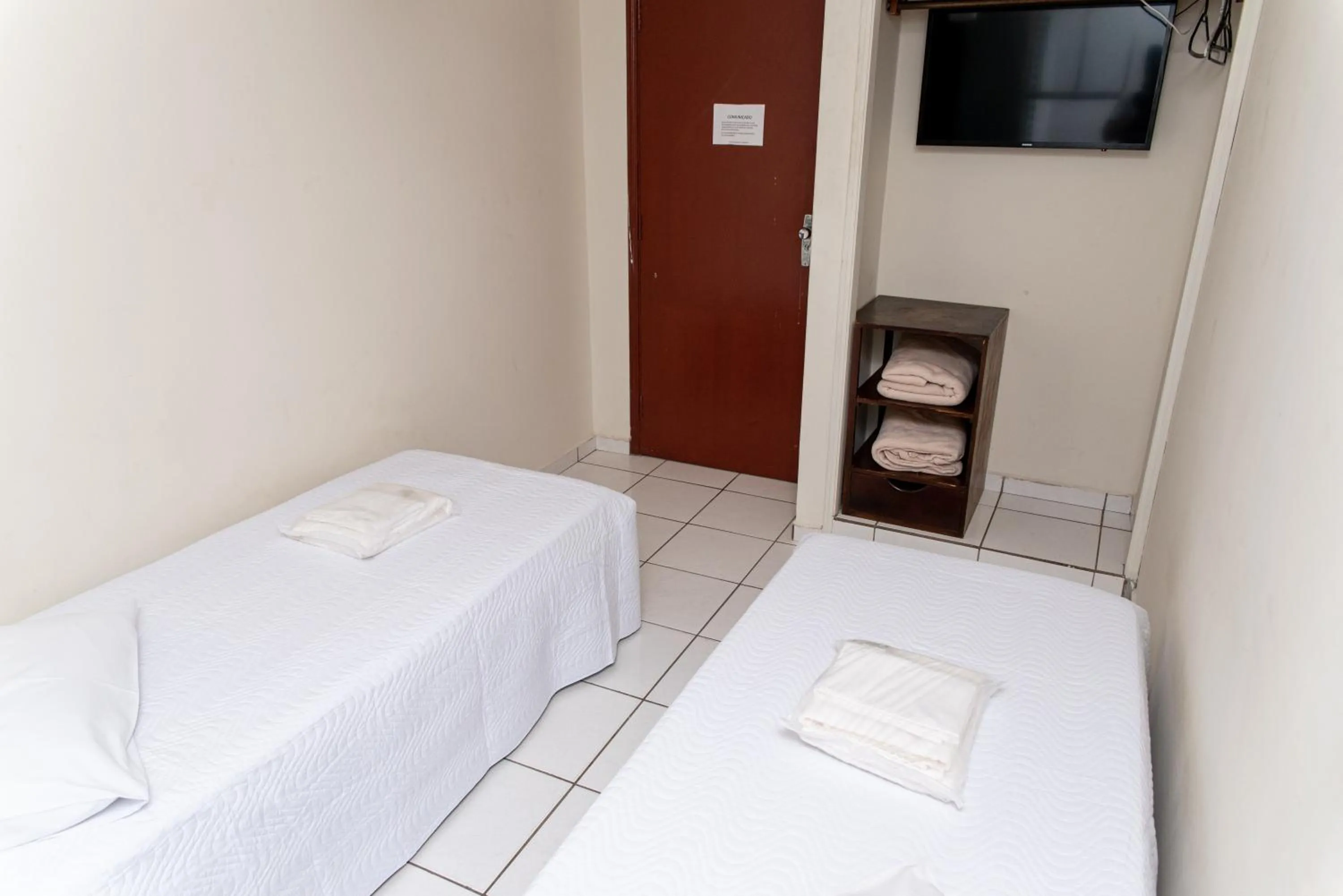 Bed in Hotel Descalvado