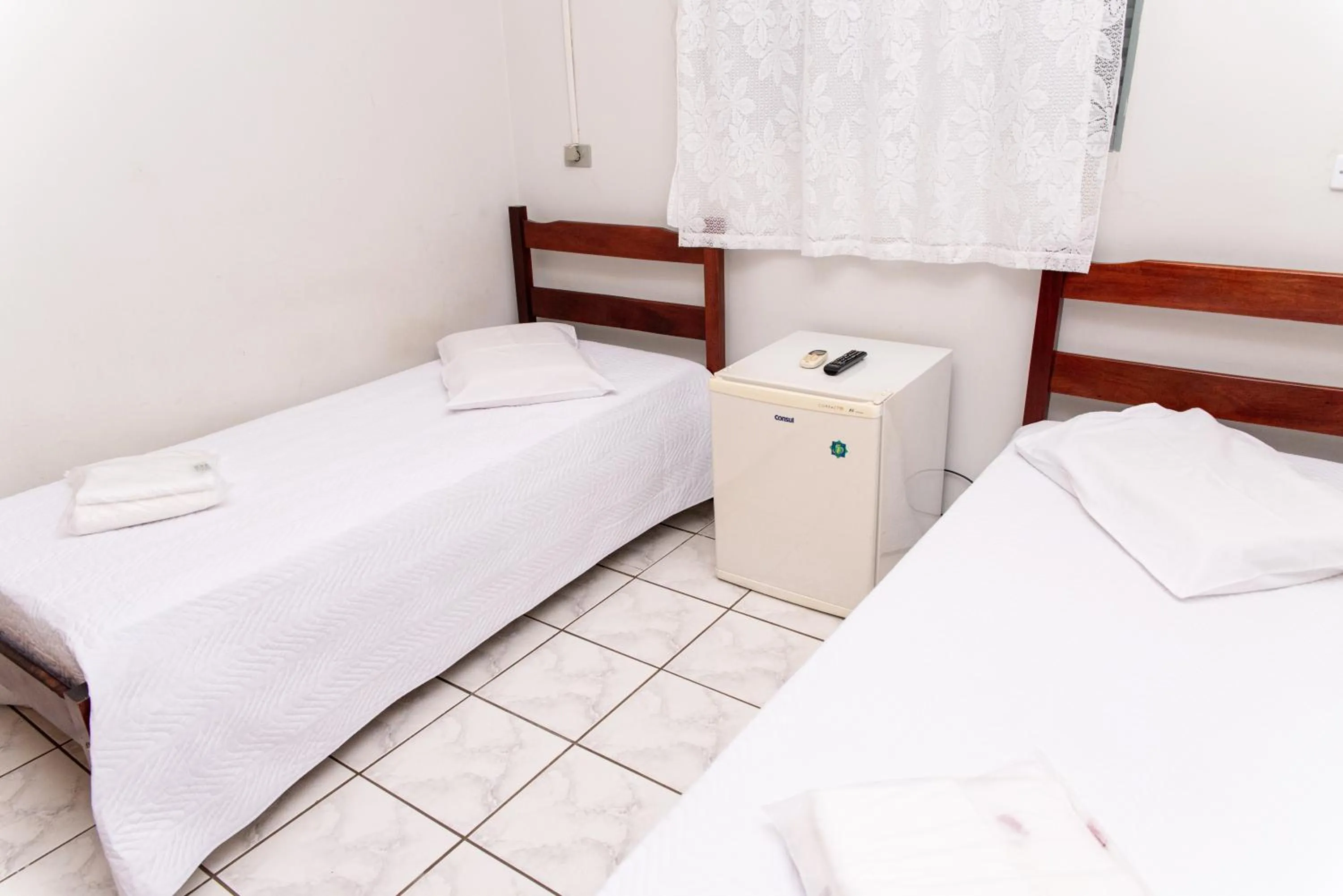 Bed in Hotel Descalvado