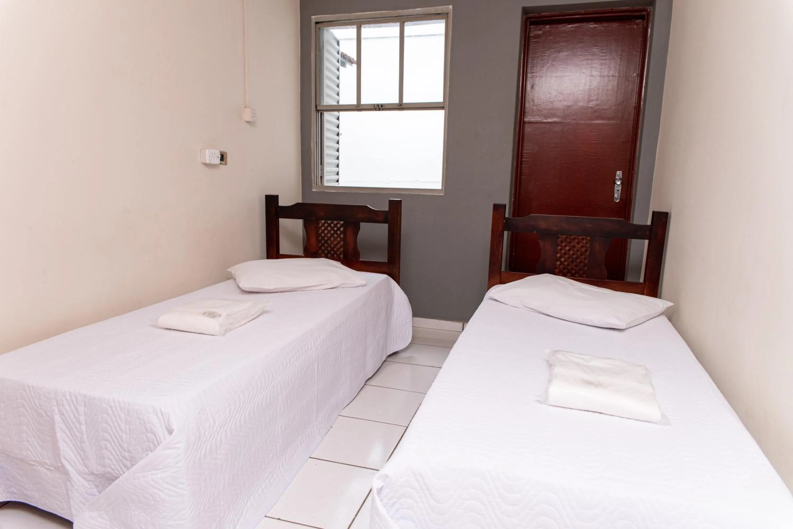 Bed in Hotel Descalvado