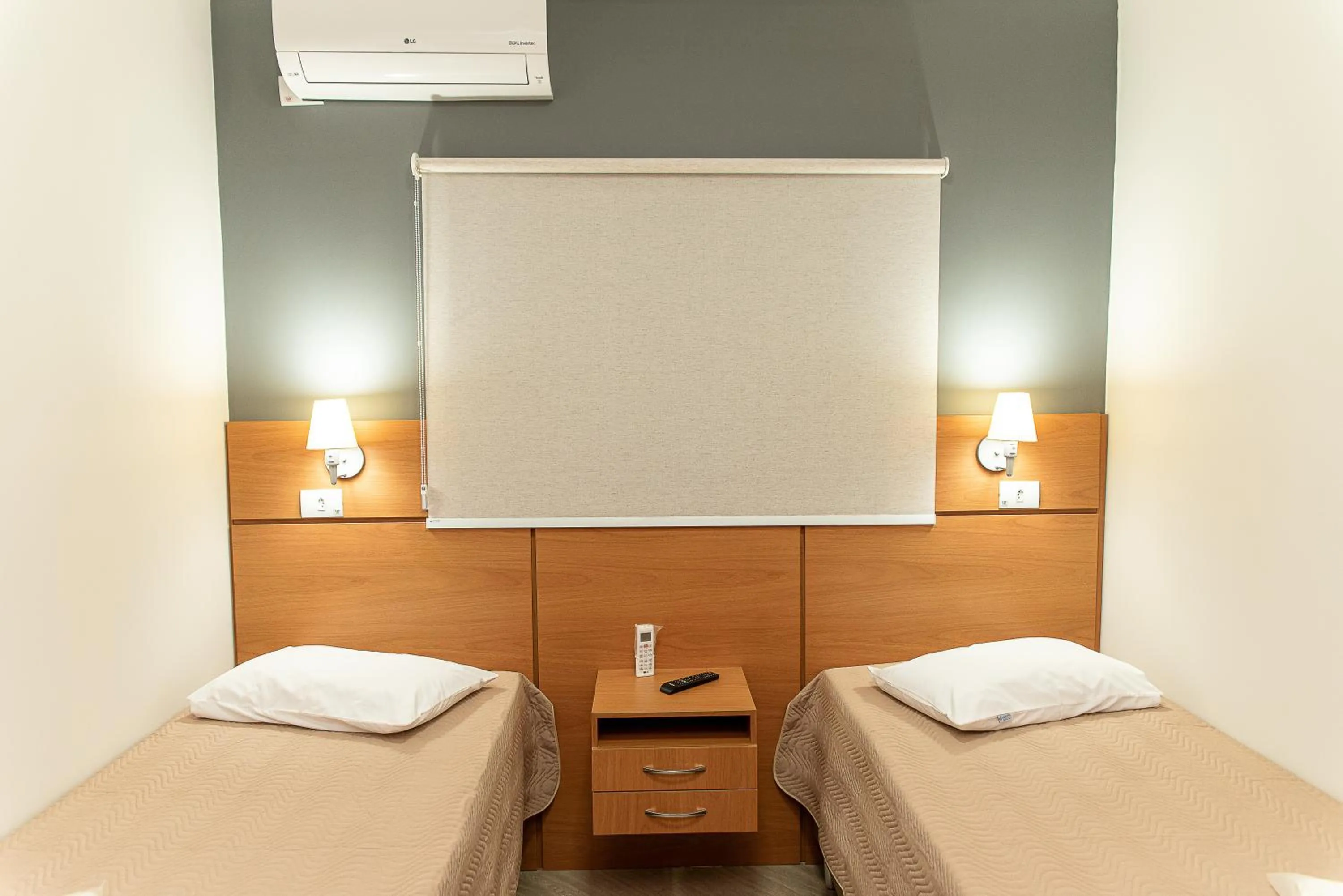 Bed in Hotel Descalvado