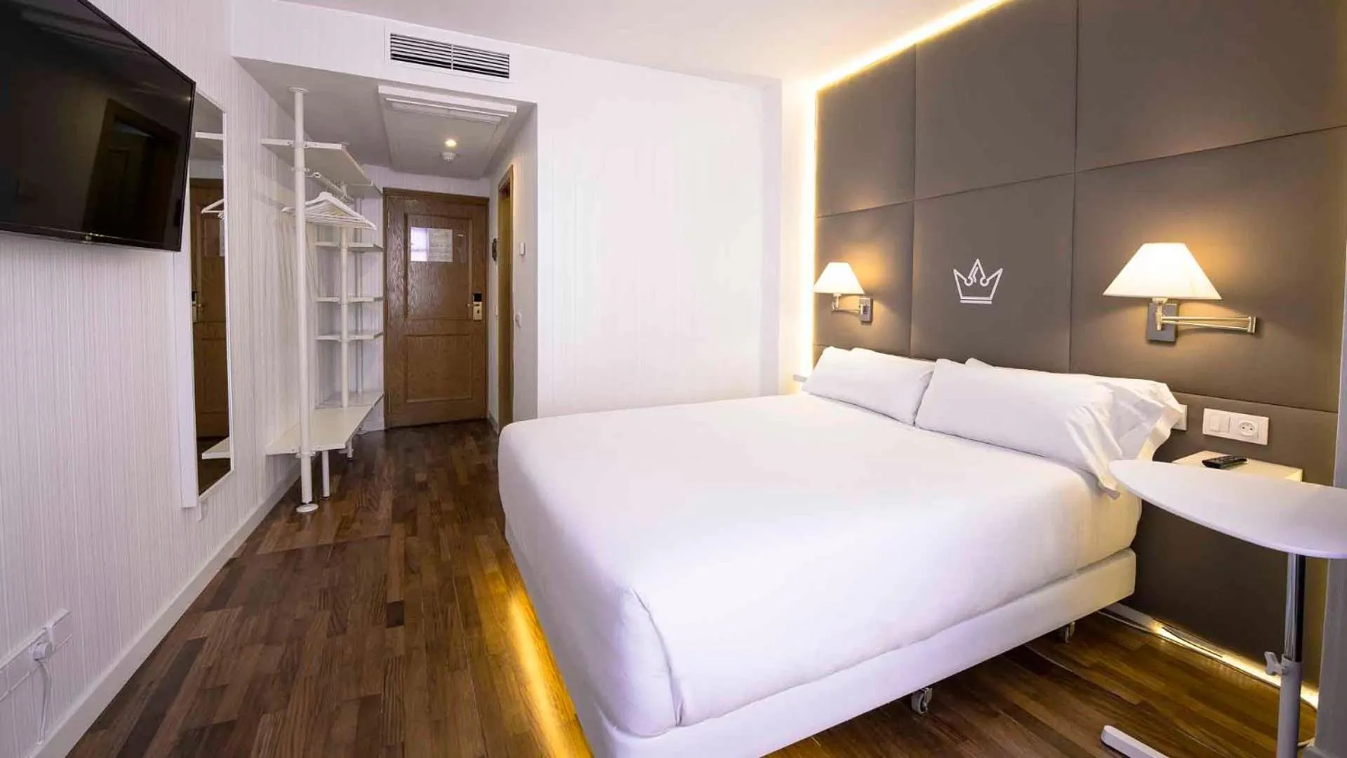 Bed in Erase un Hotel