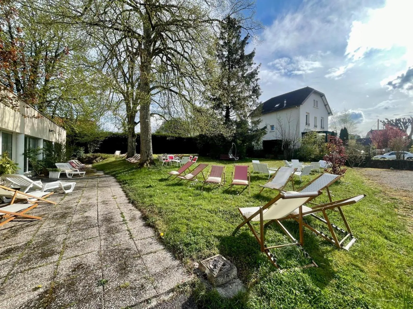 Garden in Hôtel d'Angleterre