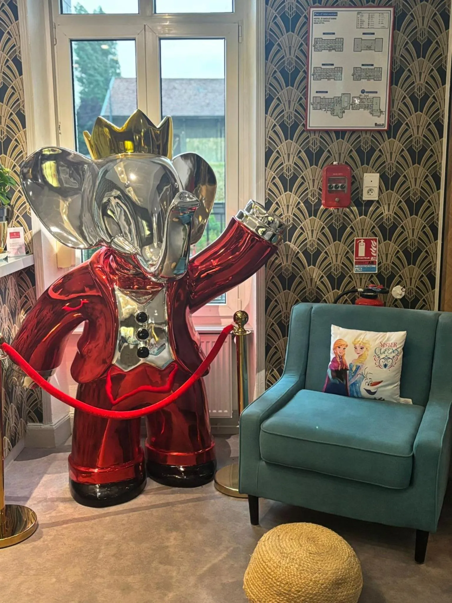 Lobby or reception in Hôtel d'Angleterre