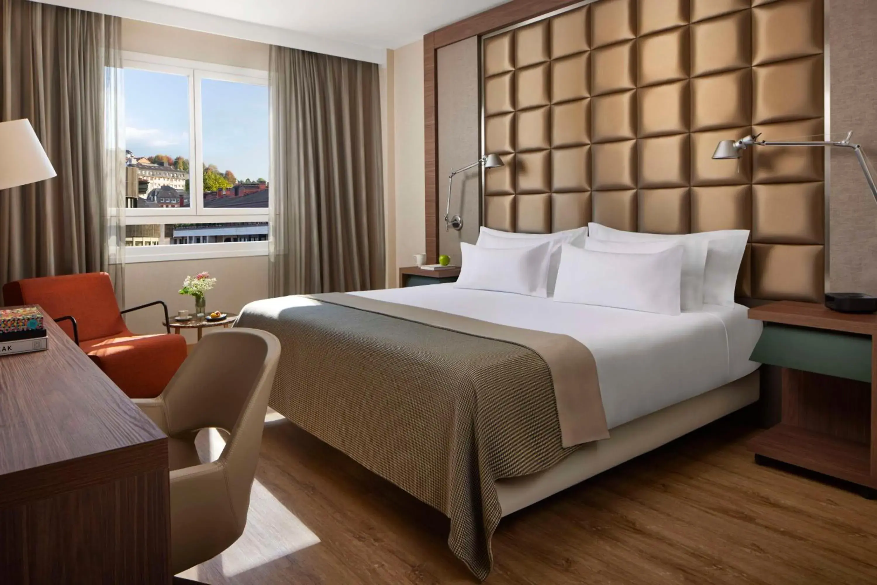 Bedroom, Bed in NH Collection San Sebastián Aranzazu Bedroom, Bed in NH Collection San Sebastián Aranzazu