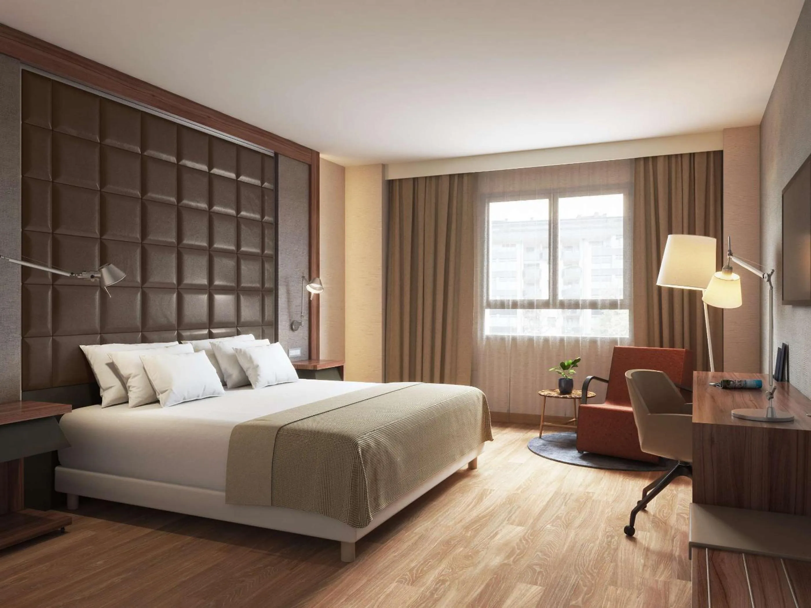 Bedroom, Bed in NH Collection San Sebastián Aranzazu