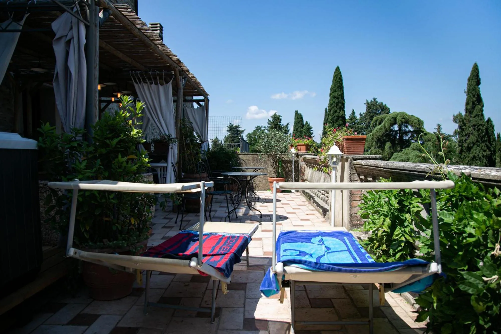 Patio in Locanda nel Cassero