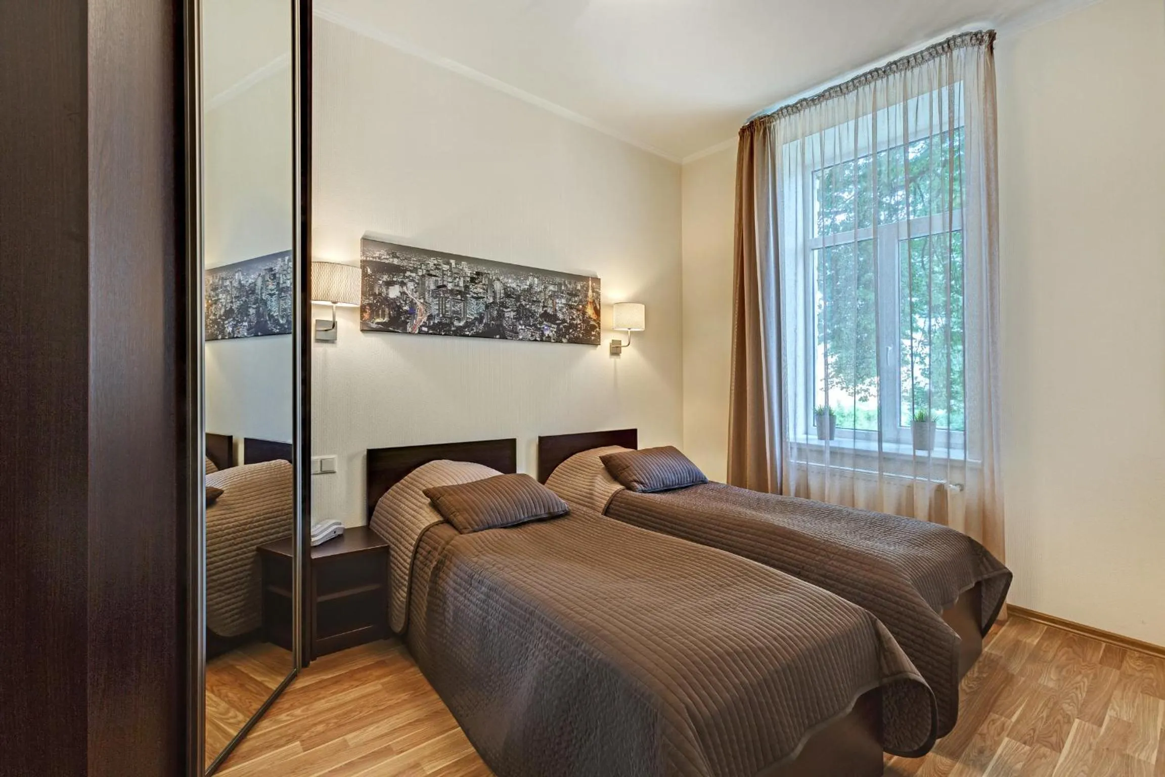 Bedroom, Bed in RIGAAPARTMENT SONADA Family Aparthotel - Private Parking