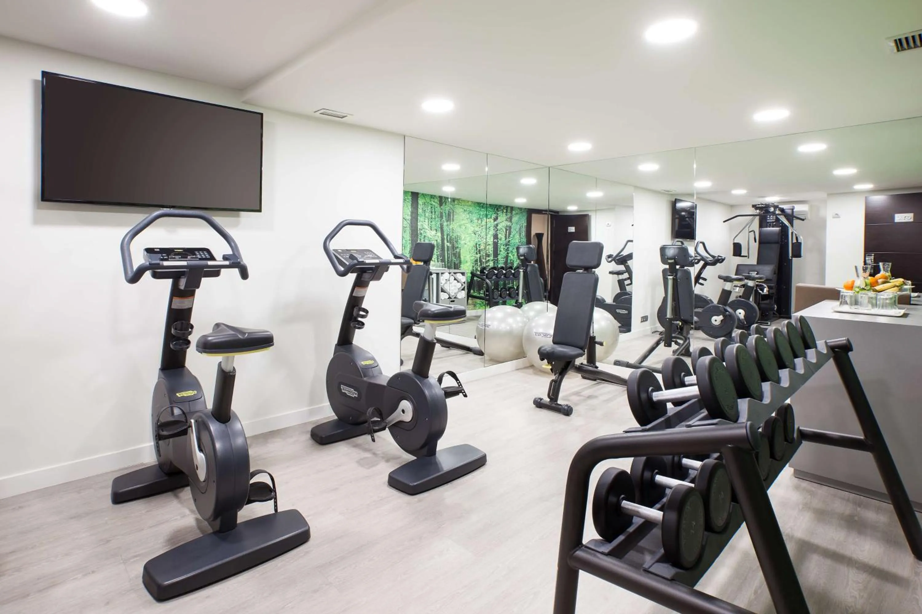 Fitness centre/facilities in NH Madrid Lagasca
