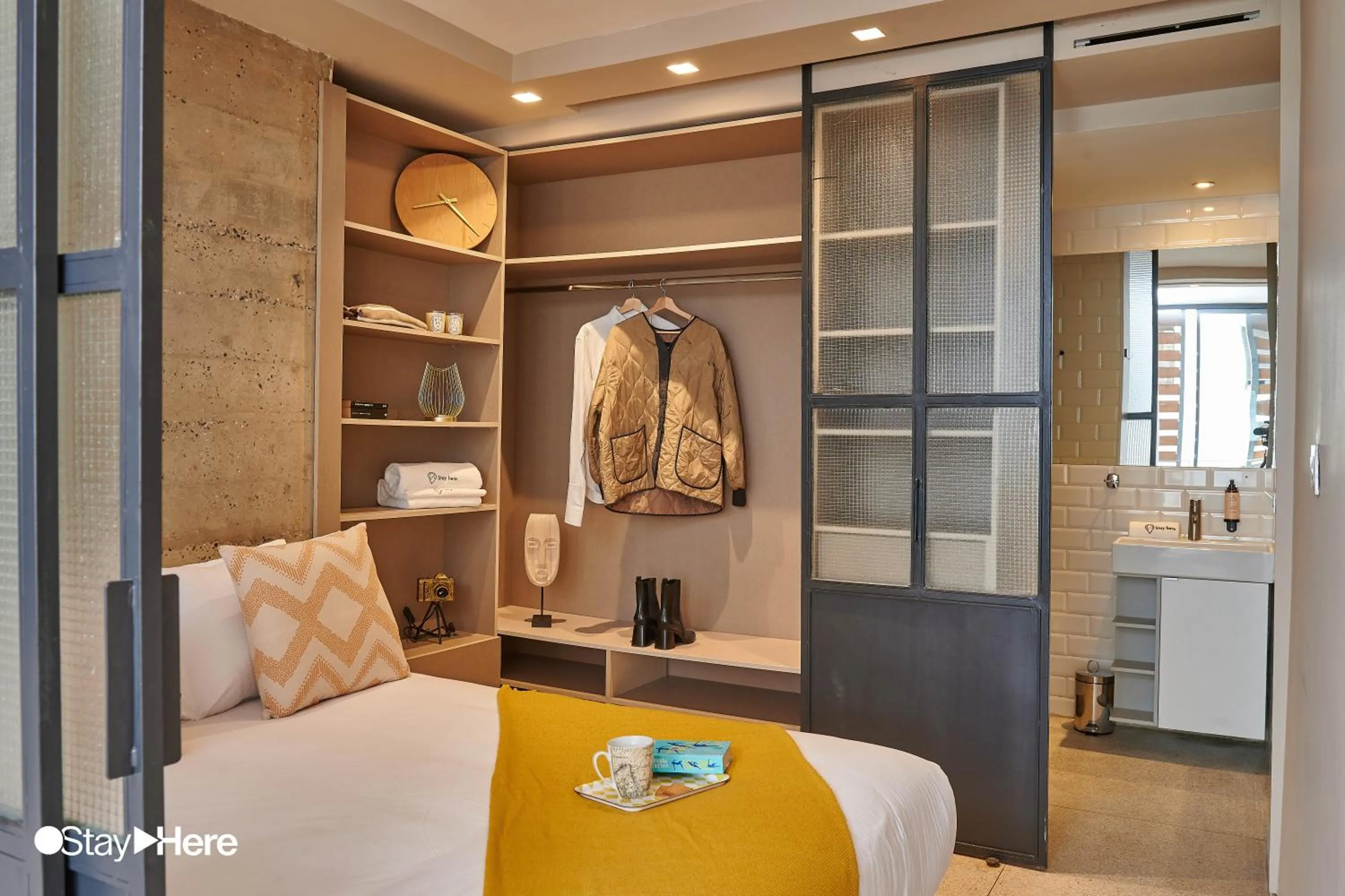 Bedroom, Bed in Stayhere Casablanca - Gauthier 2 - Contemporary Residence