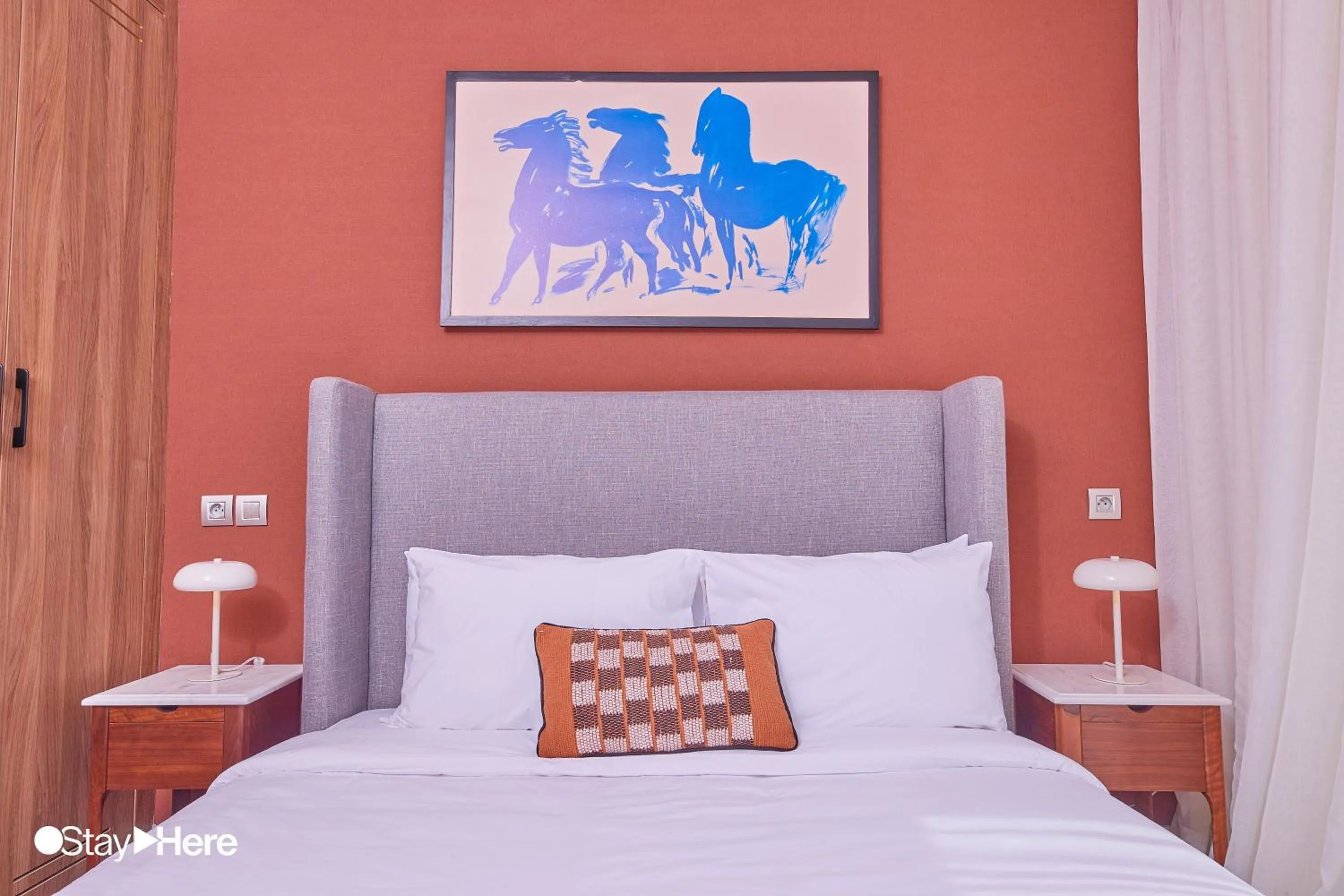 Bedroom, Bed in Stayhere Casablanca - Gauthier 2 - Contemporary Residence