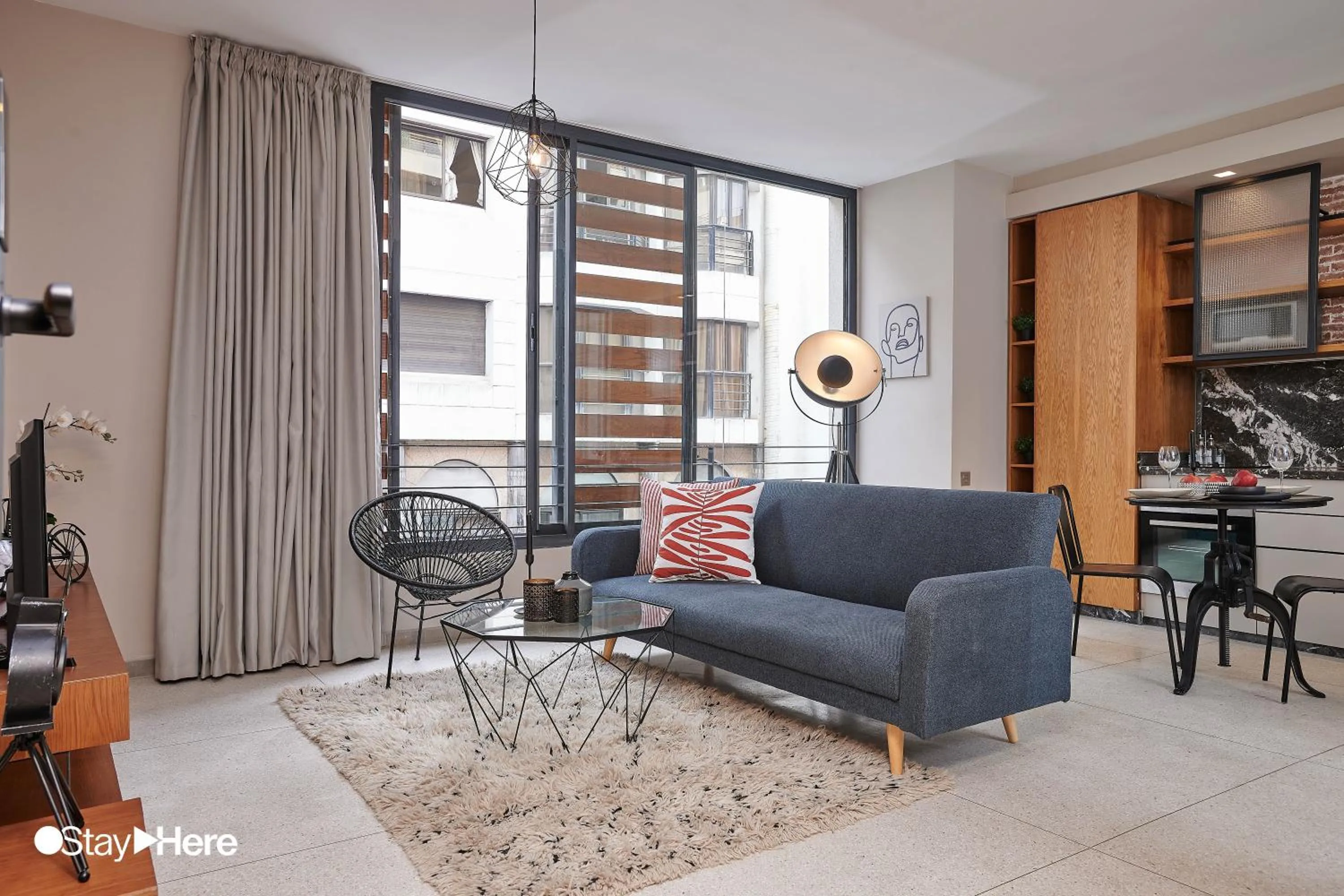 Living room in Stayhere Casablanca - Gauthier 2 - Contemporary Residence