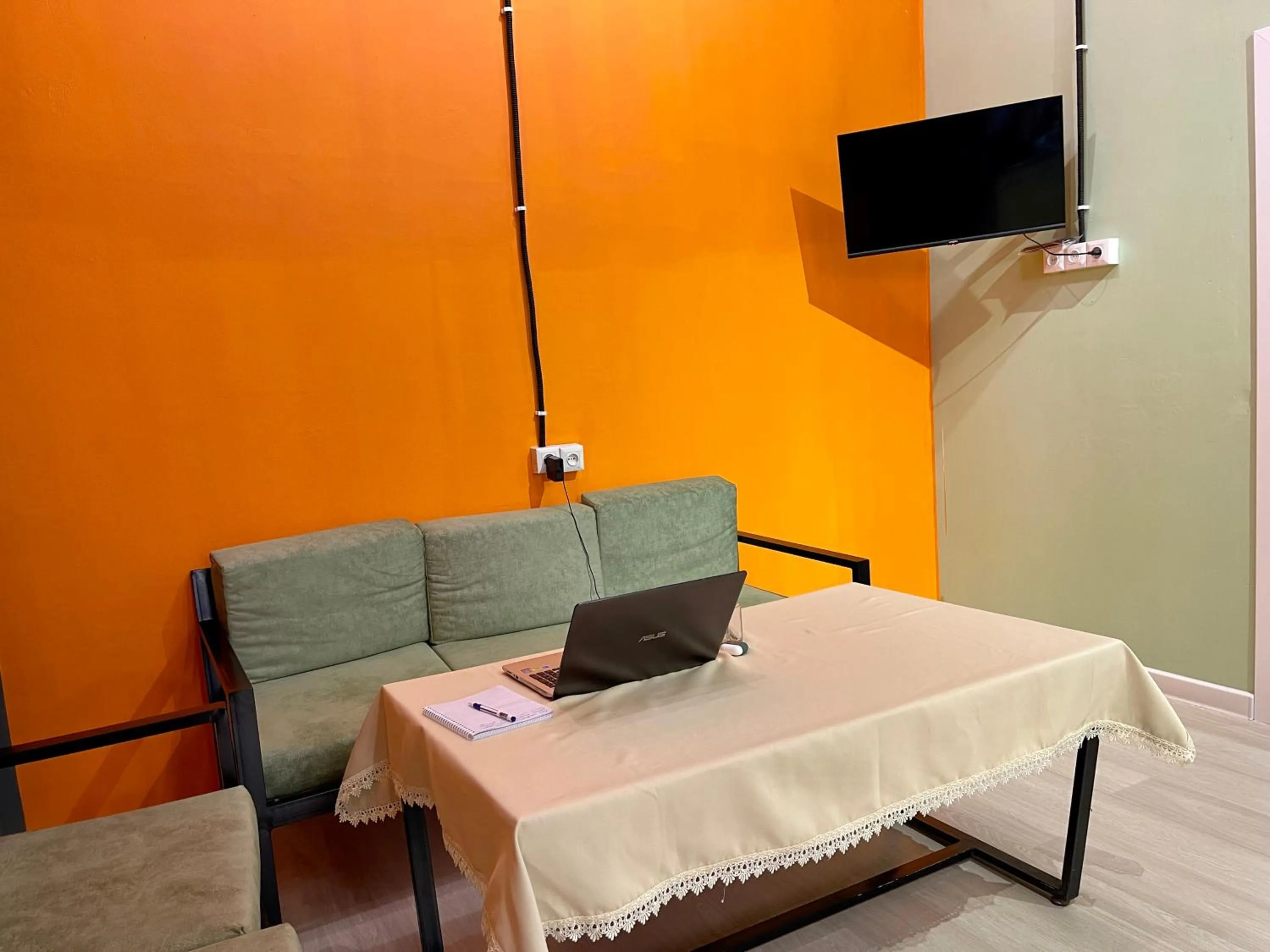 Communal lounge/ TV room, Bed in WakeUp Bishkek