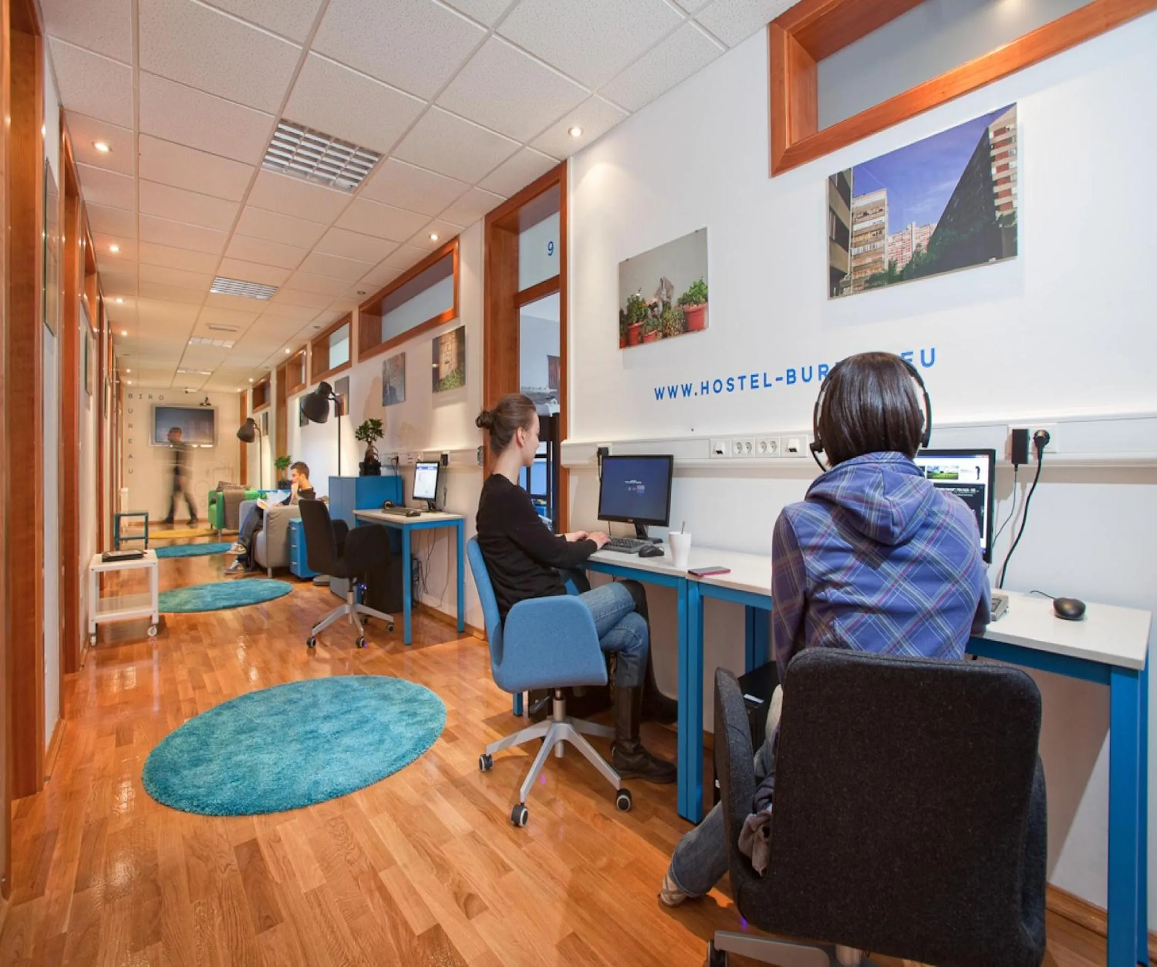 Lobby or reception in Hostel Bureau