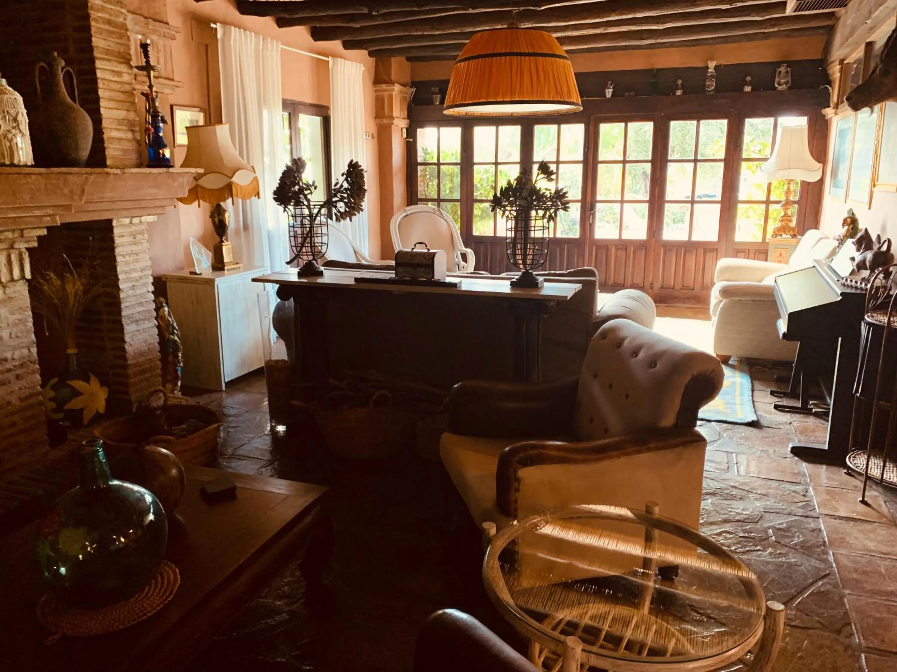 Lobby or reception in Hotel Rural Los Jarales