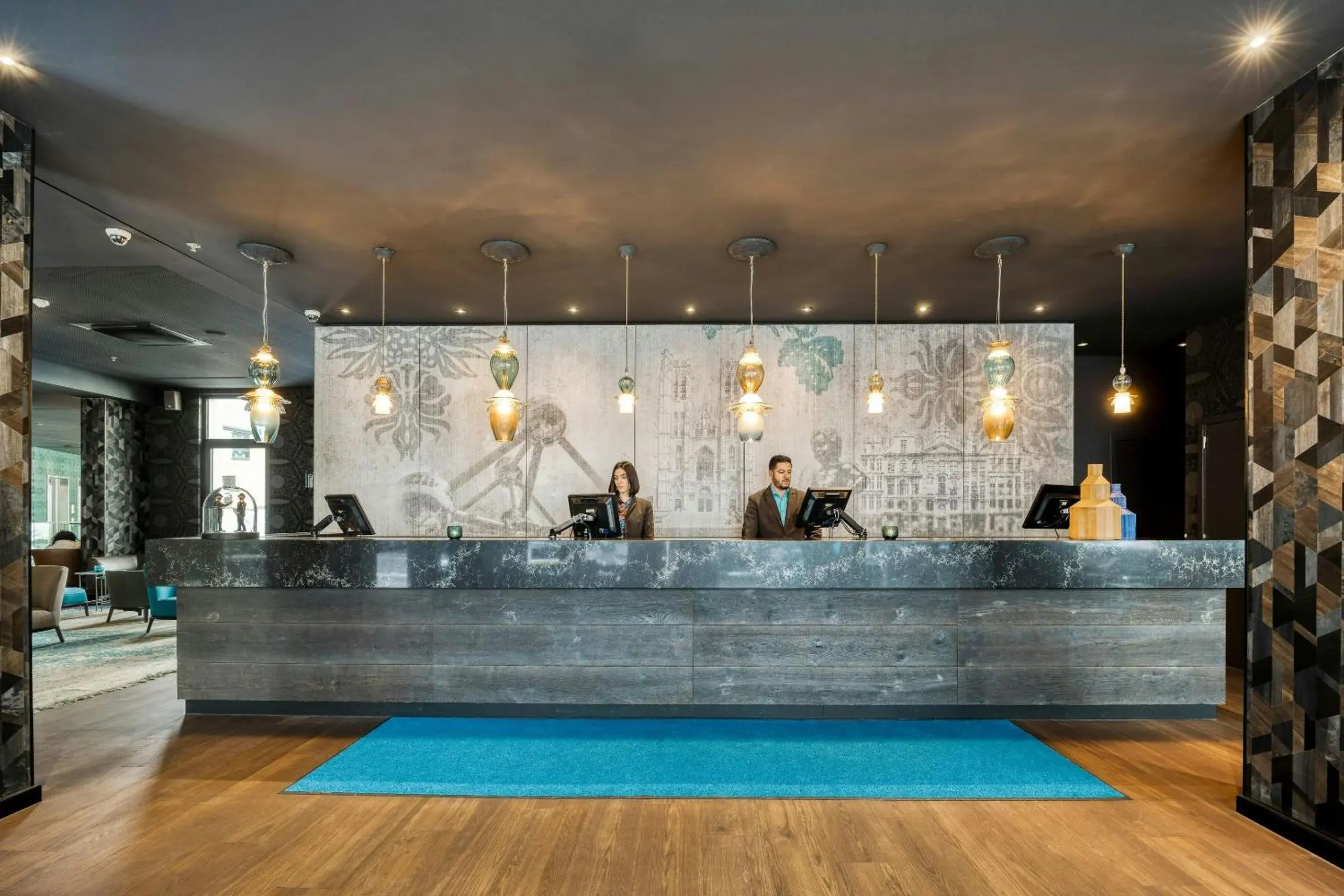 Lobby or reception in Motel One Brussels Lobby or reception in Motel One Brussels