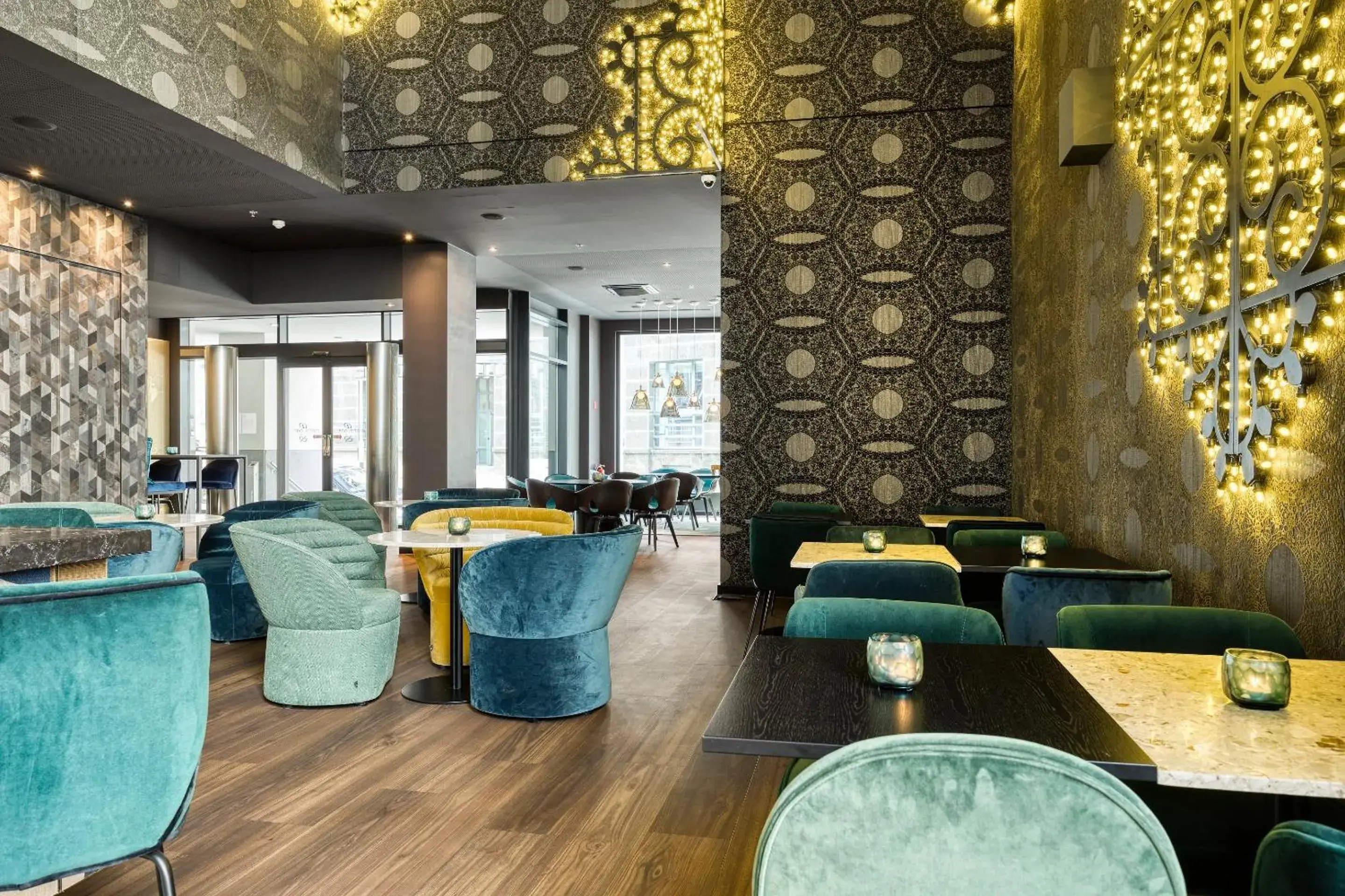 Lounge or bar in Motel One Brussels Lounge or bar in Motel One Brussels