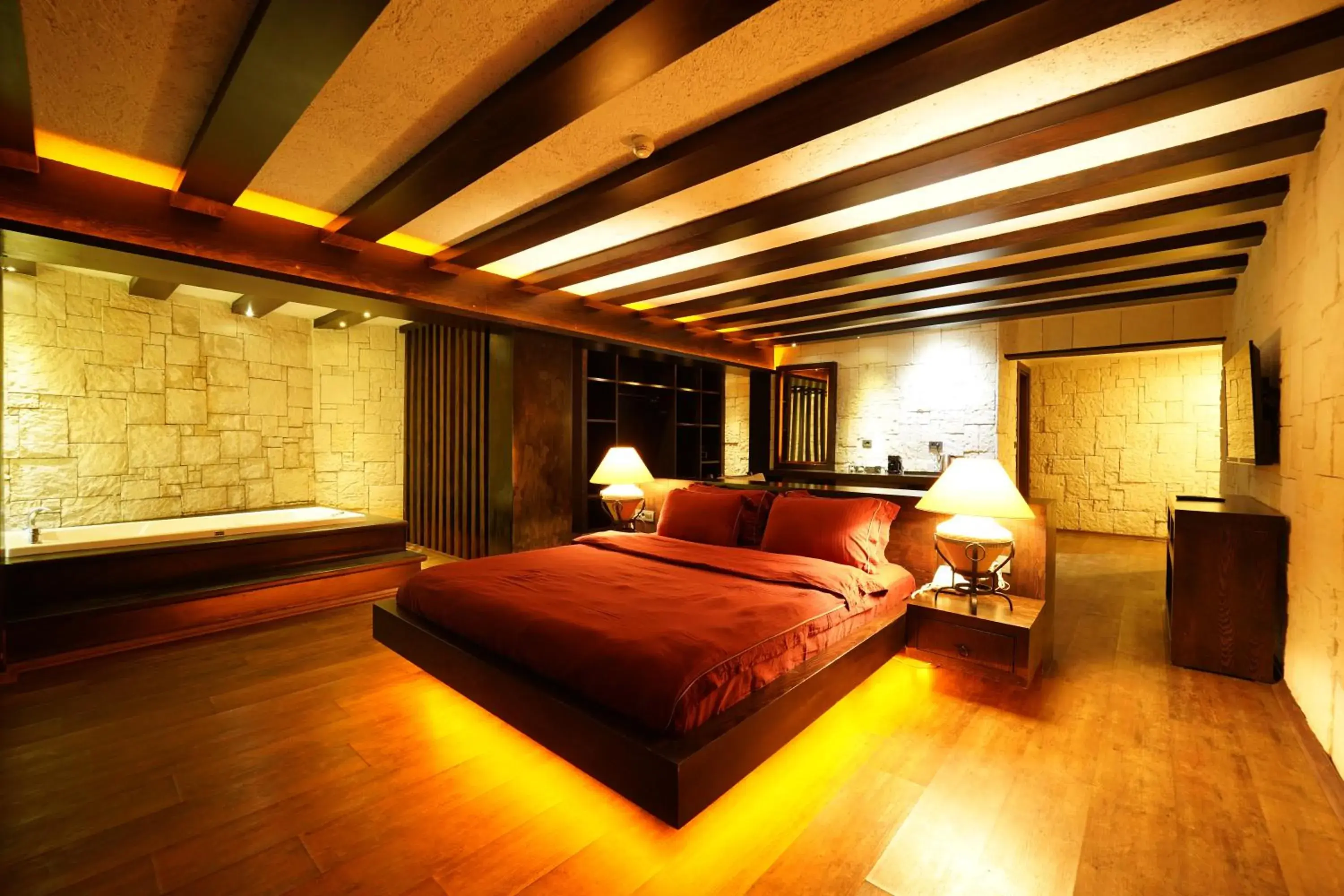 Living room, Bed in Manaspark Deluxe Hotel Living room, Bed in Manaspark Deluxe Hotel