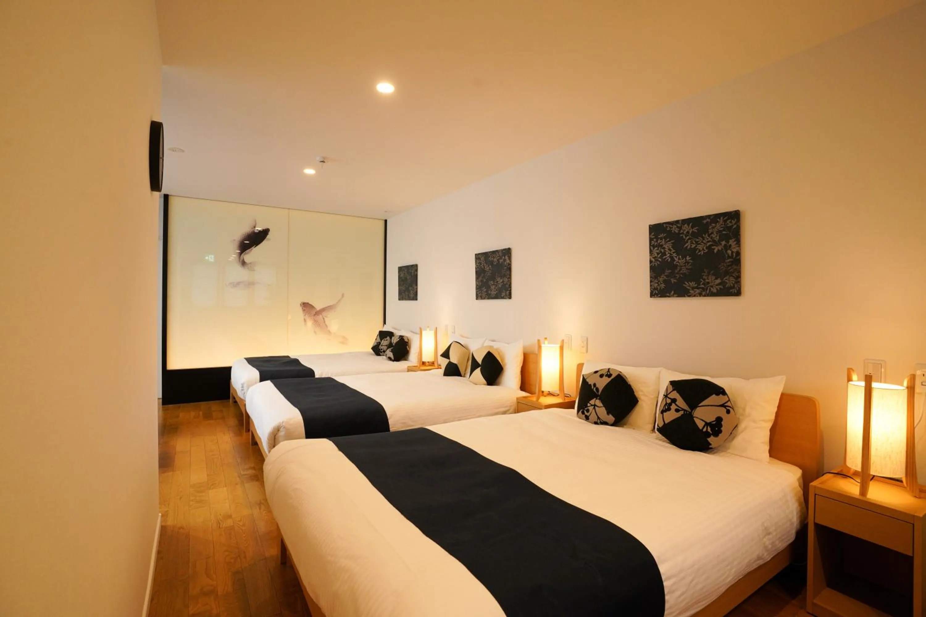 Bed in PrimeRoom別府 SAKURA