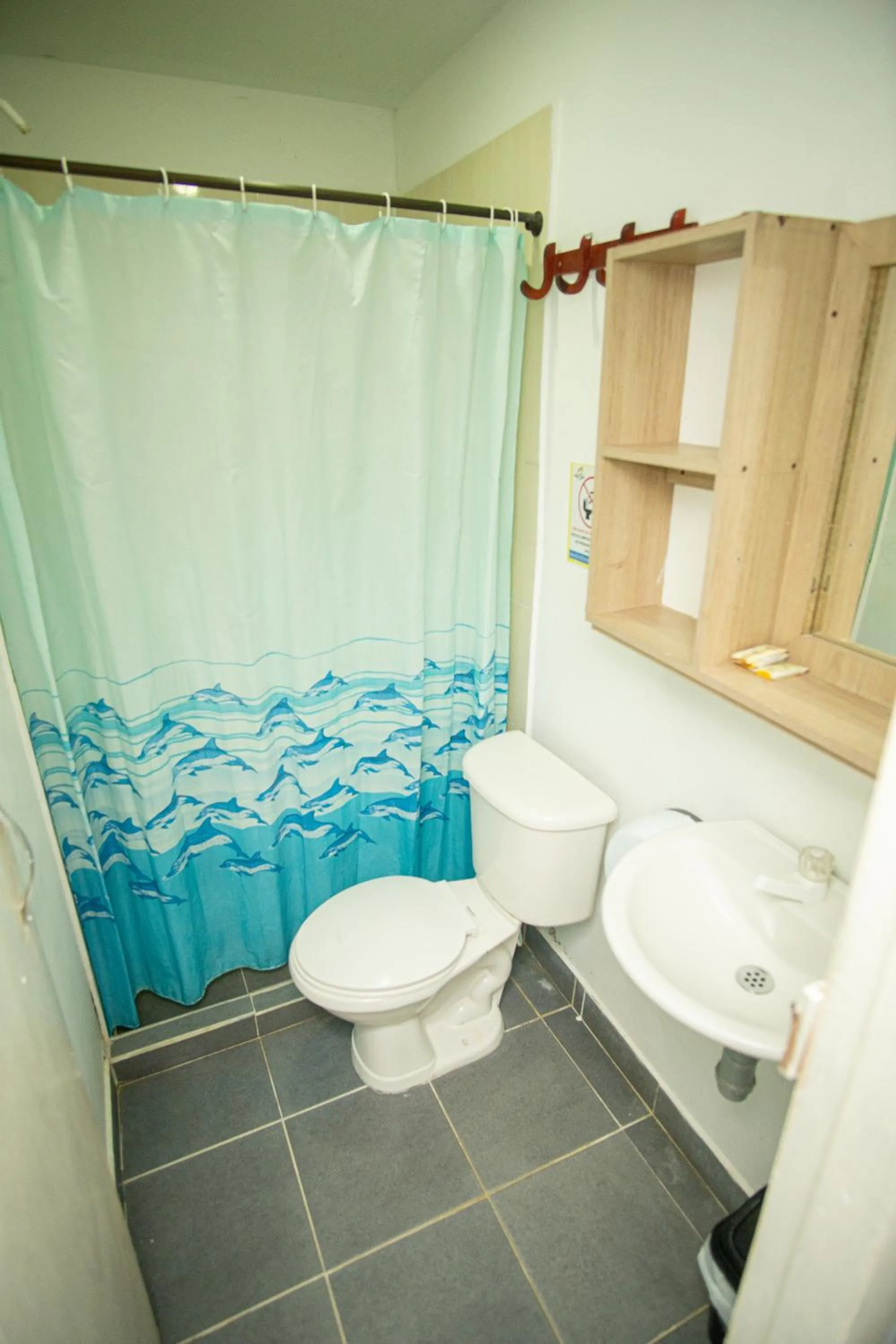 Shower in Hotel Playa Divina