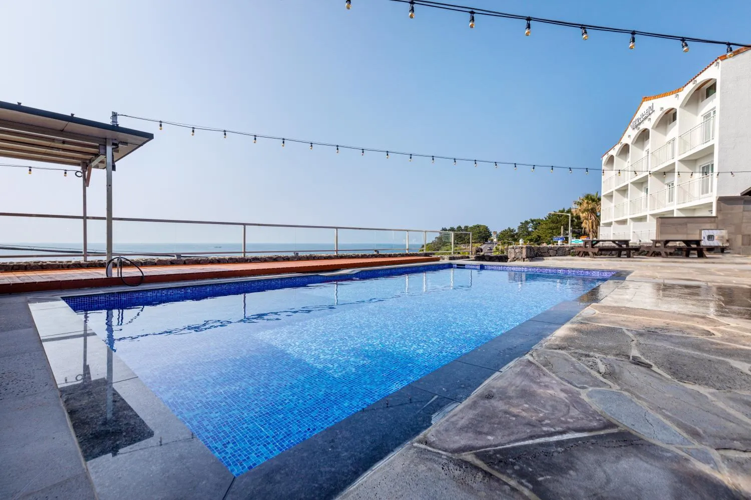 Swimming pool in Aewol Oceanstay