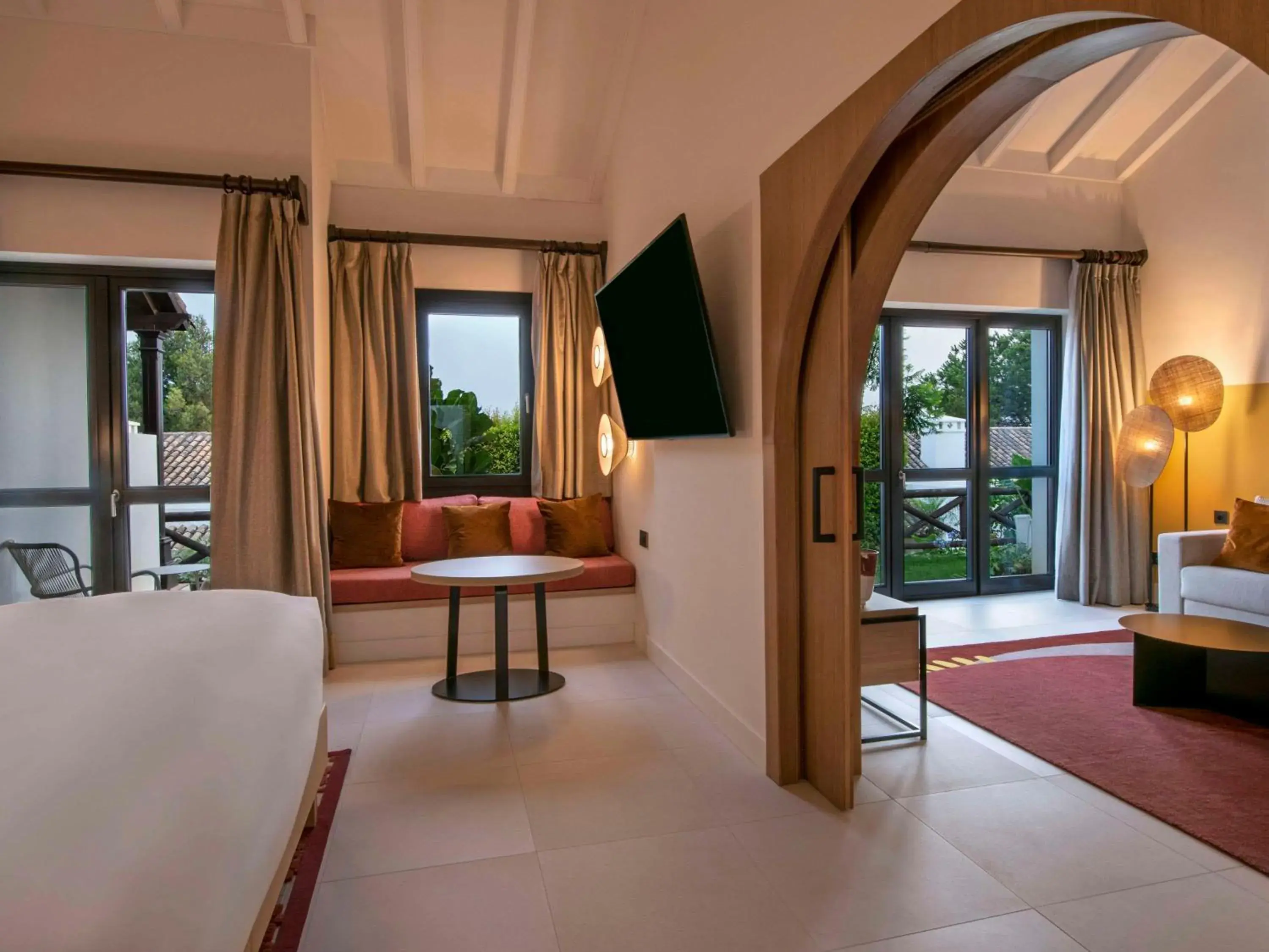 Two-Bedroom Family Suite with One King Bed and Two Double Beds in SO/ Sotogrande Spa & Golf Resort Hotel Two-Bedroom Family Suite with One King Bed and Two Double Beds in SO/ Sotogrande Spa & Golf Resort Hotel