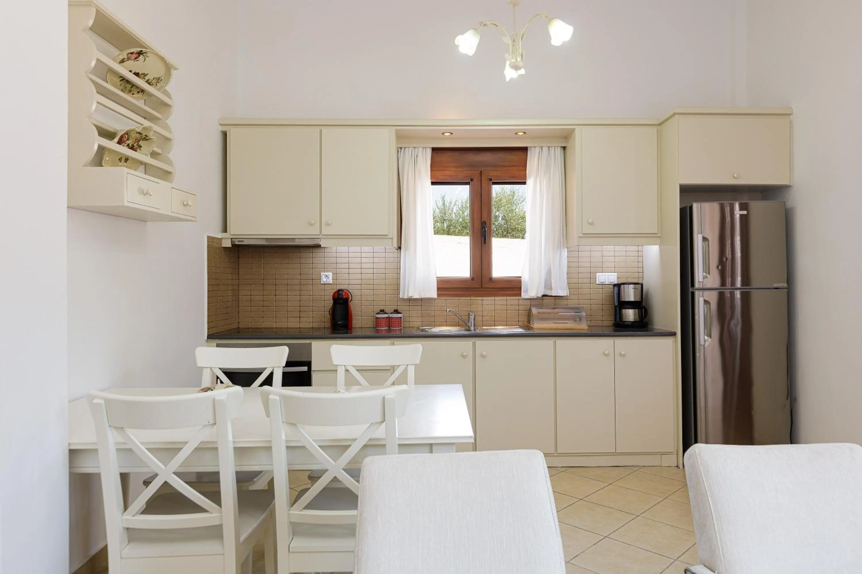 Kitchen or kitchenette in Eva & Dimitrios Villas, Captivating Oasis with Pools & BBQ, By ThinkVilla