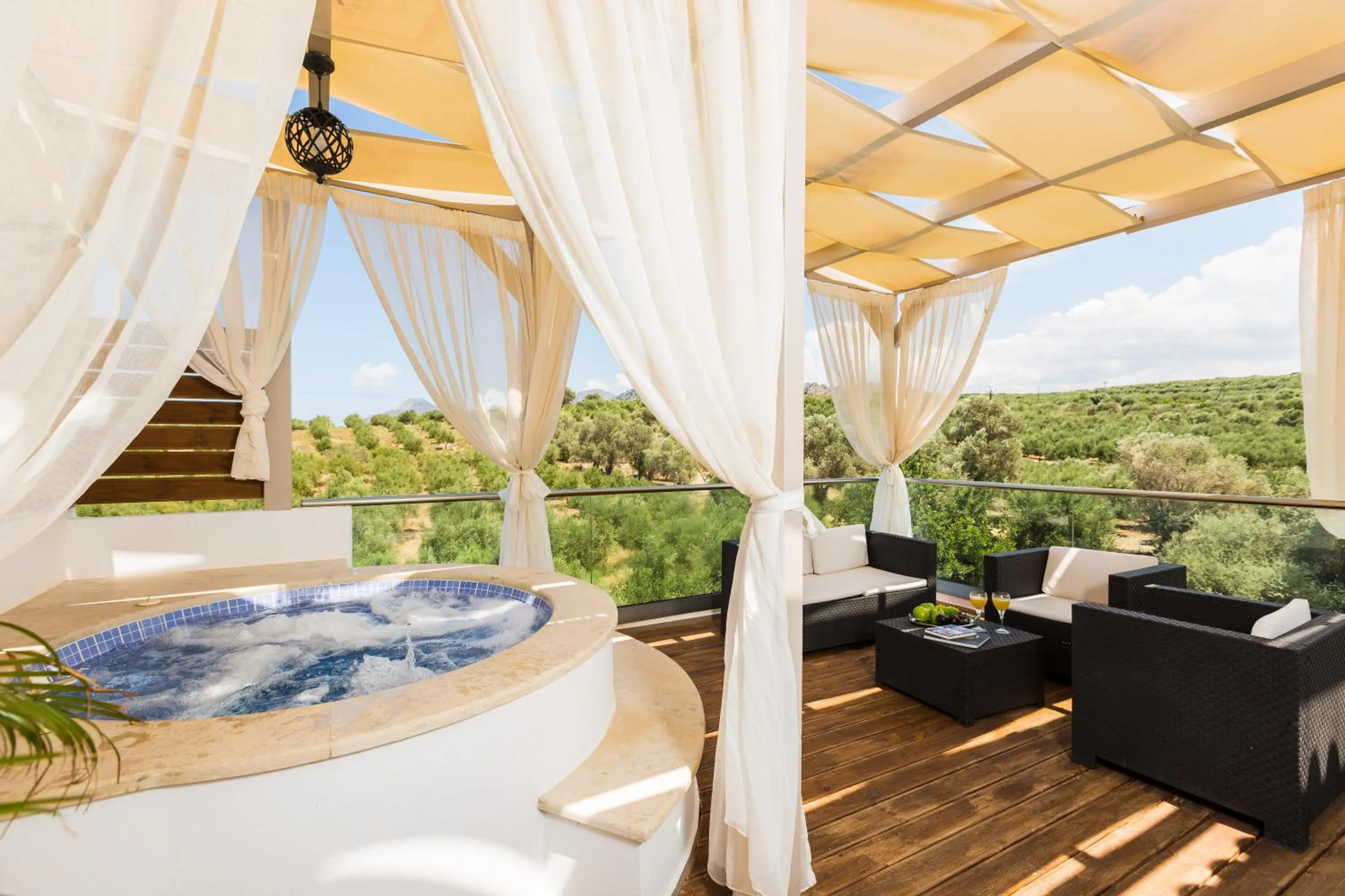 Day in Eva & Dimitrios Villas, Captivating Oasis with Pools & BBQ, By ThinkVilla